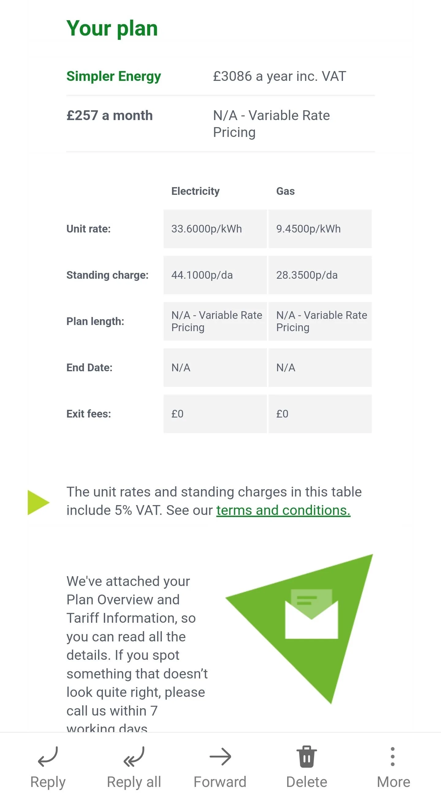 Porsche Taycan Best electricity tariff for EV switching today Screenshot_20230209_214444_Email