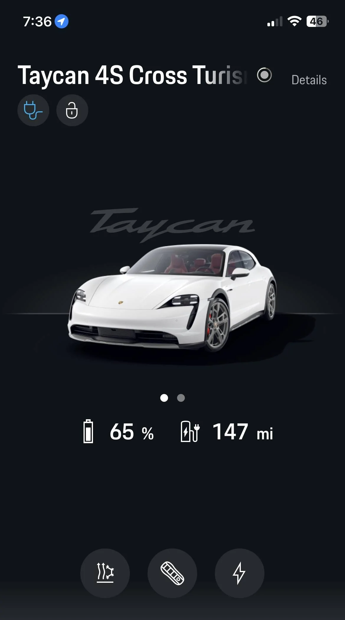 Porsche Taycan My Porsche app is missing functions 2253D598-D502-4F66-9772-8022A838CF29