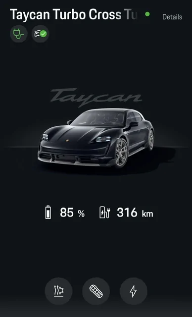 Porsche Taycan My Porsche app is missing functions 6AE6797A-43B7-4B3E-88BE-EBA65E154A6A