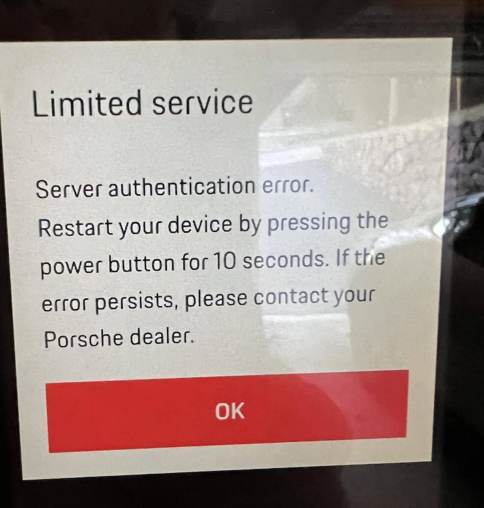 Porsche Taycan PMCC certificate error - any ideas? 1676158513818