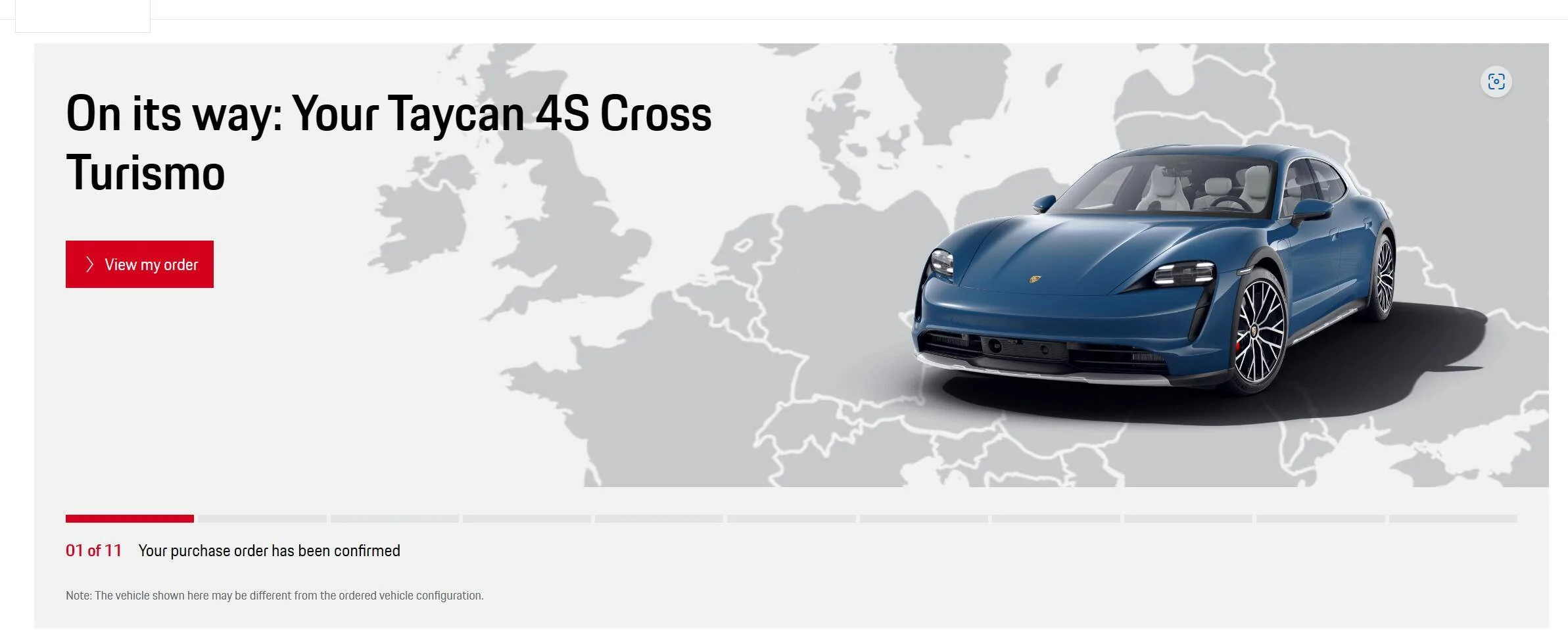 Porsche Taycan New Track Your Dream on MyPorsche 1676577816705