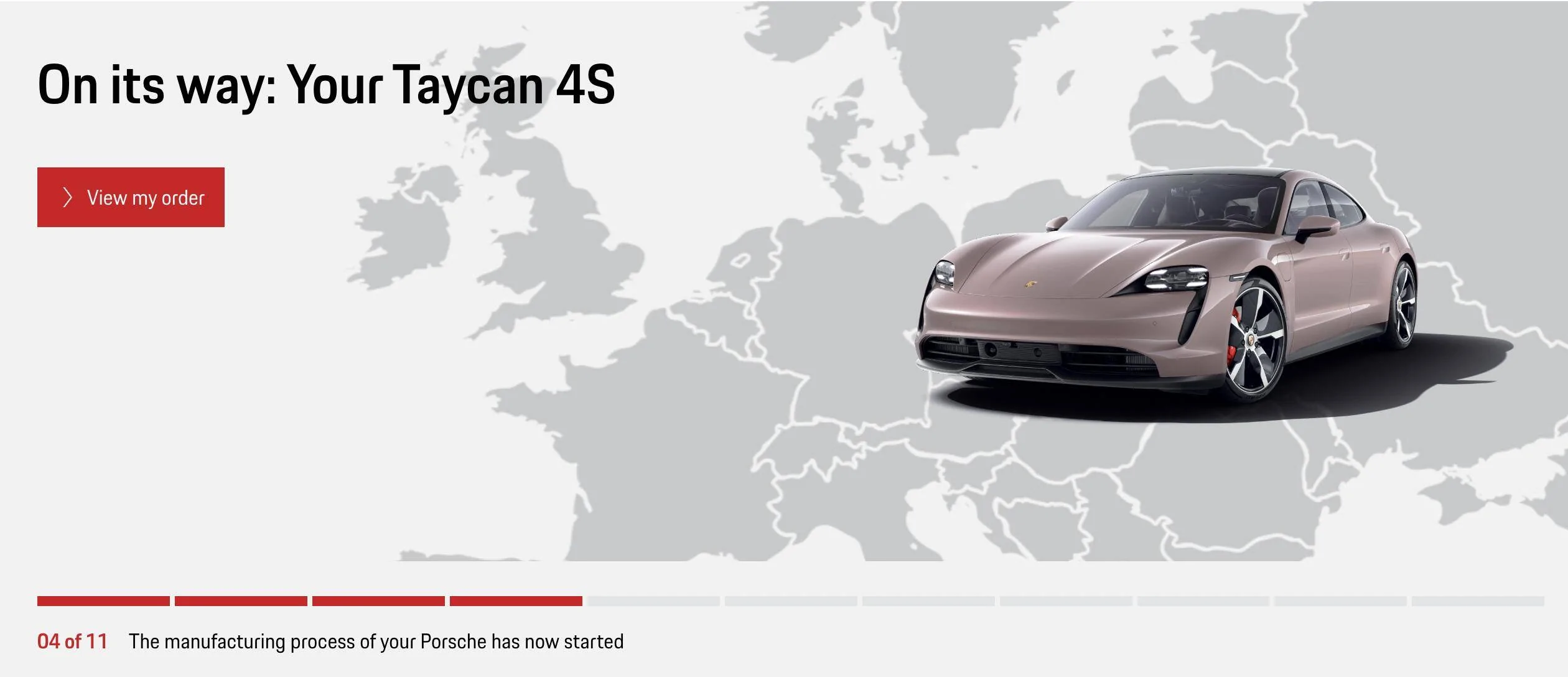 Porsche Taycan New Track Your Dream on MyPorsche 1676599183185