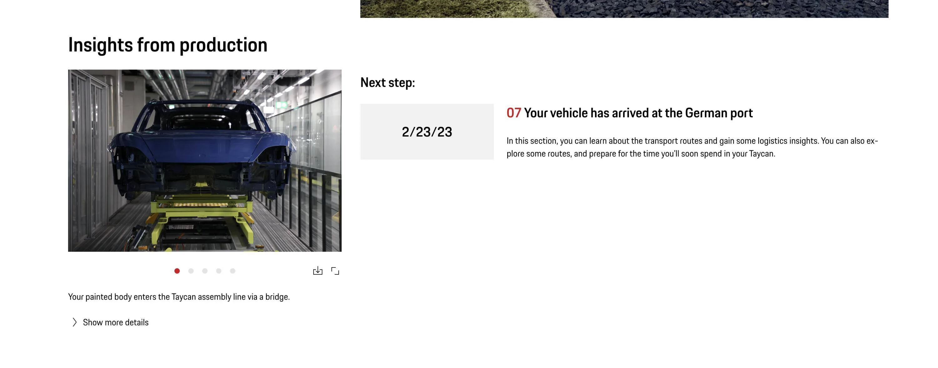 Porsche Taycan New Track Your Dream on MyPorsche 1676611541187