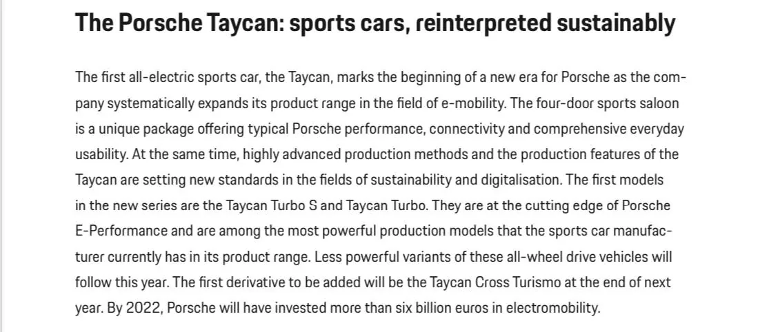 Porsche Taycan Taycan is a Sports Car 4BAE72B4-72CA-4FDD-8A5E-CC42DBEC99D3