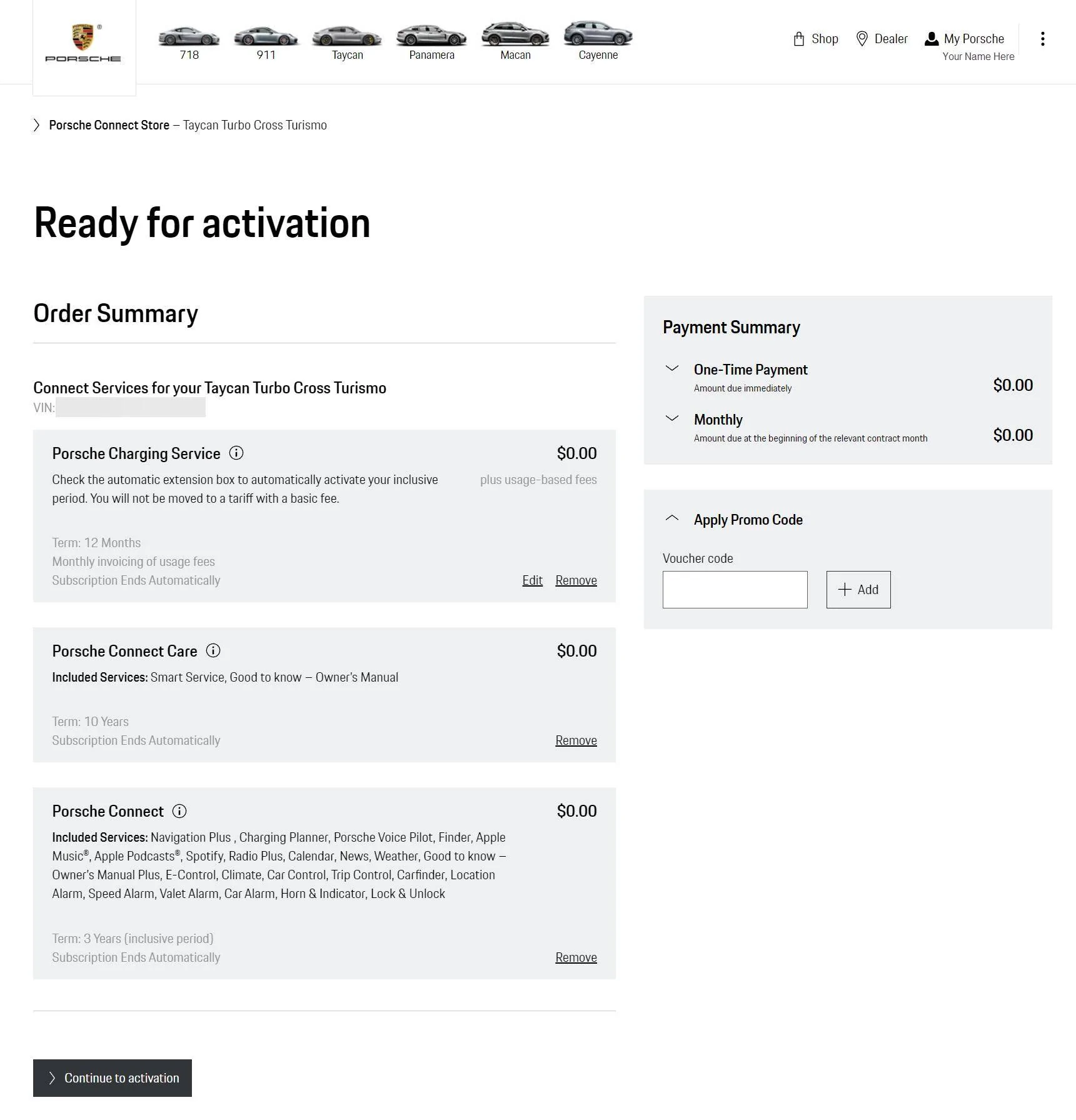 Porsche Taycan New Track Your Dream on MyPorsche 1676941742187