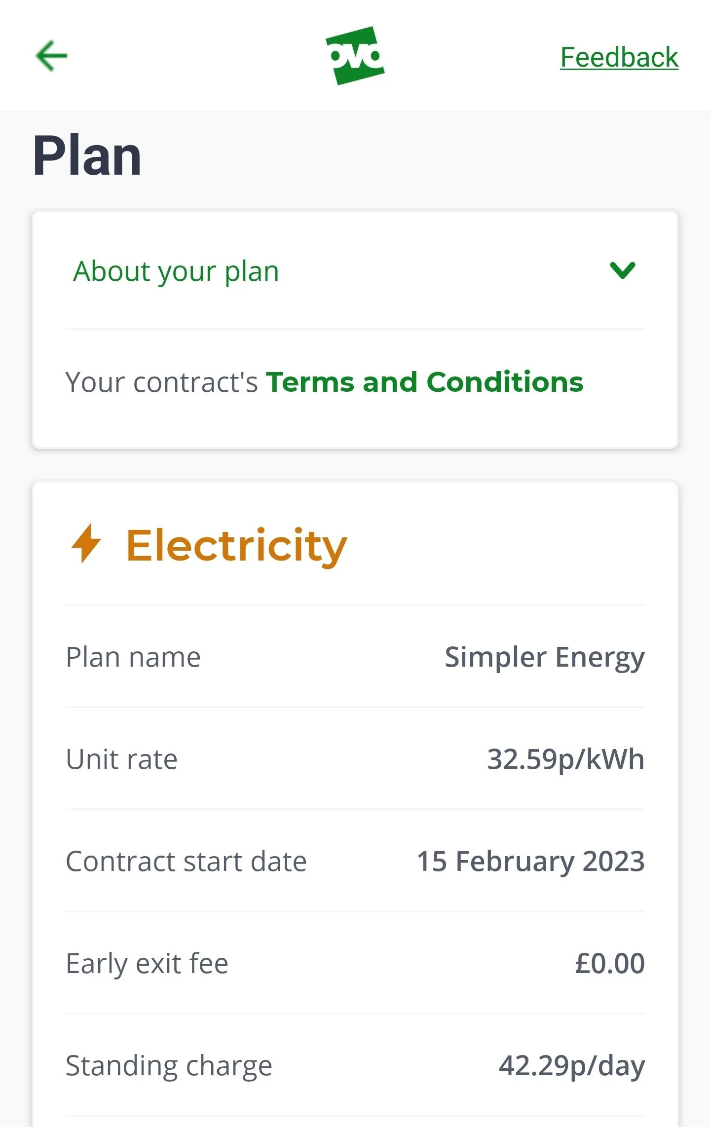 Porsche Taycan Best electricity tariff for EV switching today Screenshot_20230221_185821_OVO Energy