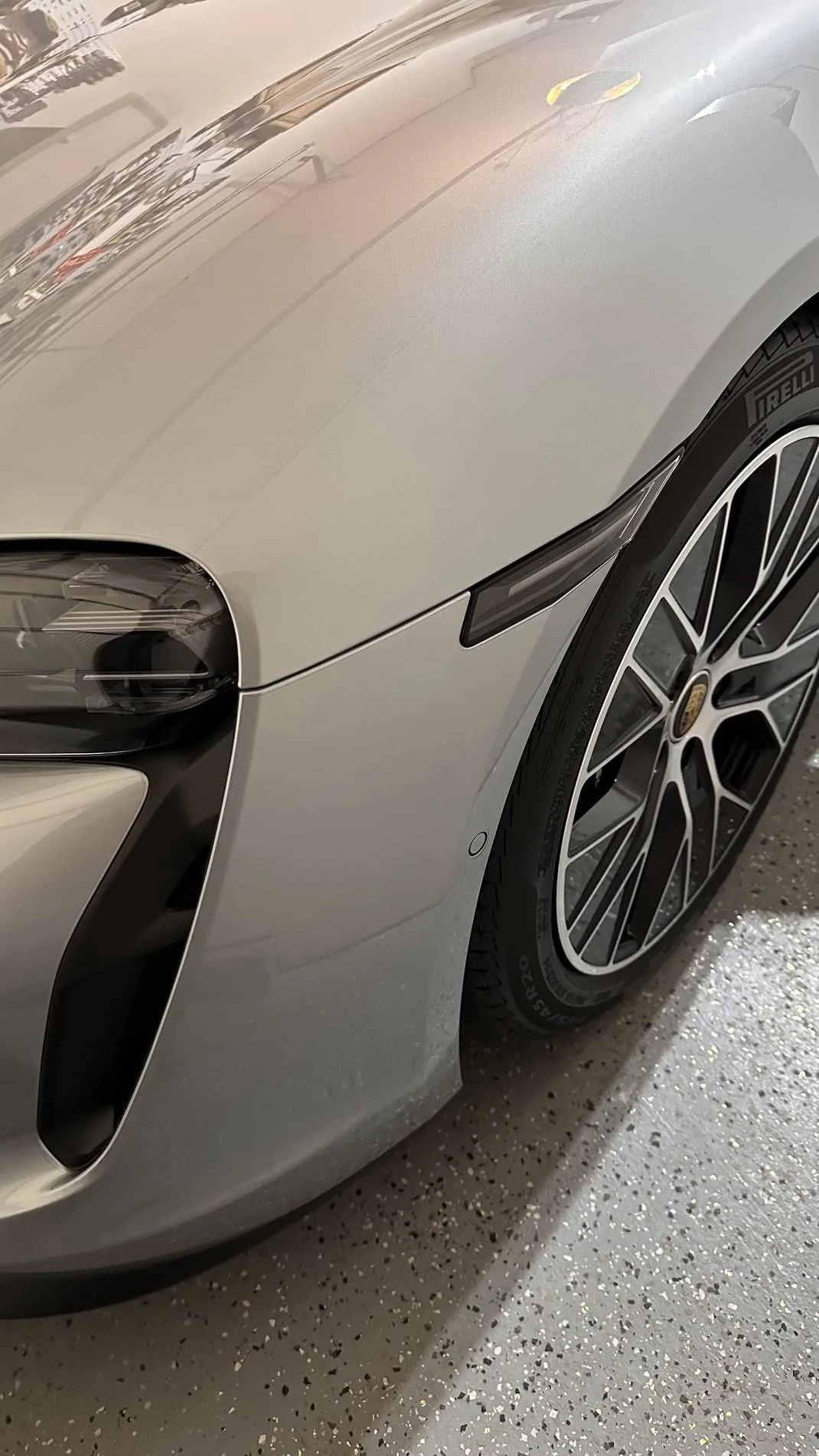 Porsche Taycan Clear Side Markers IMG_9093