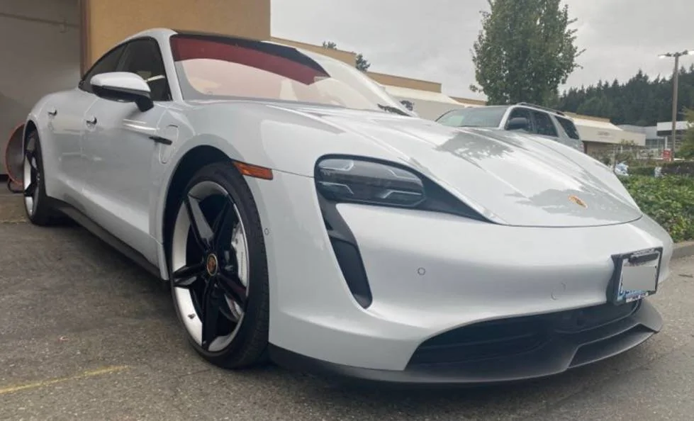 Porsche Taycan (Pic request) Ice Grey and Mission-E wheel variants Ice Gray with Mission-E #1