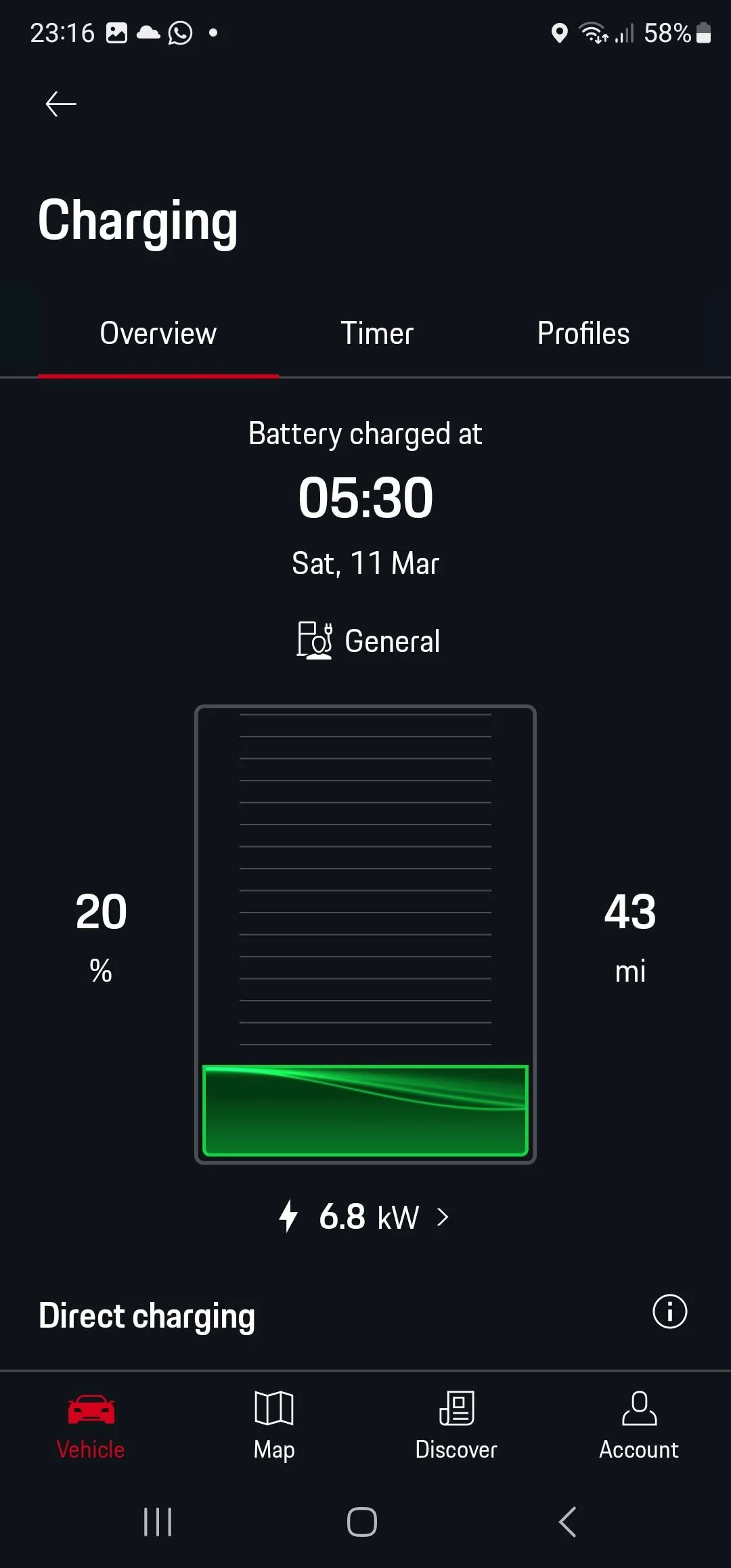 Porsche Taycan AC charging fails for no reason Screenshot_20230309_231646_My Porsch