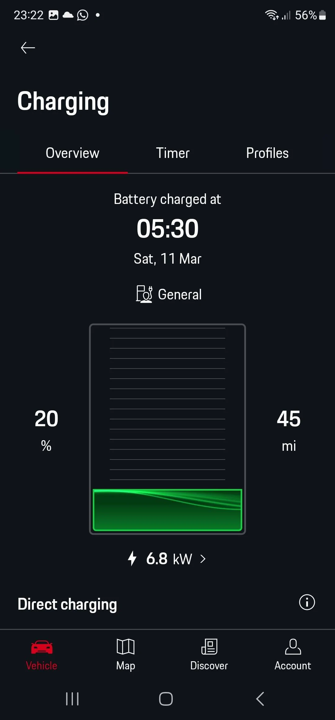 Porsche Taycan AC charging fails for no reason Screenshot_20230309_232221_My Porsch