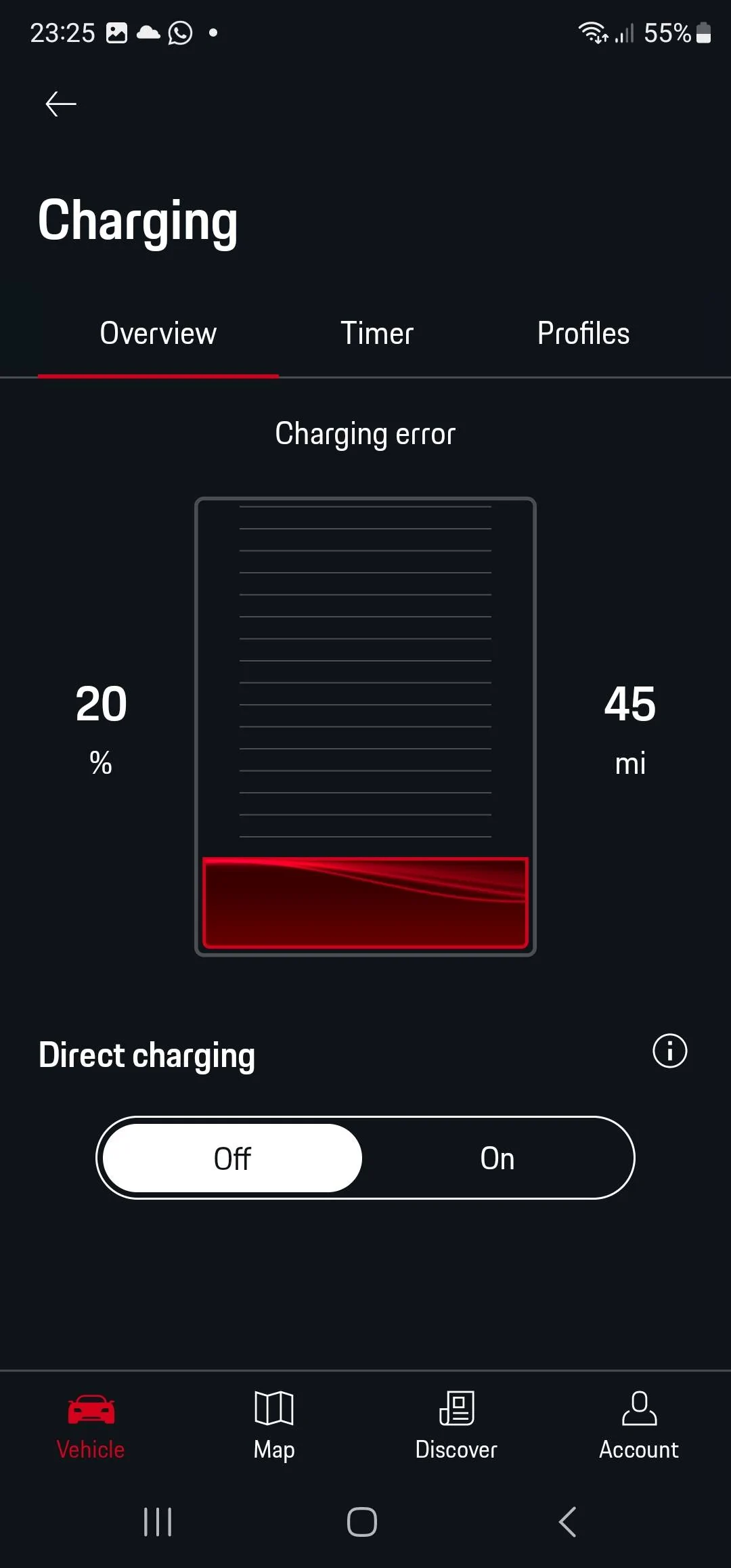 Porsche Taycan AC charging fails for no reason Screenshot_20230309_232503_My Porsch