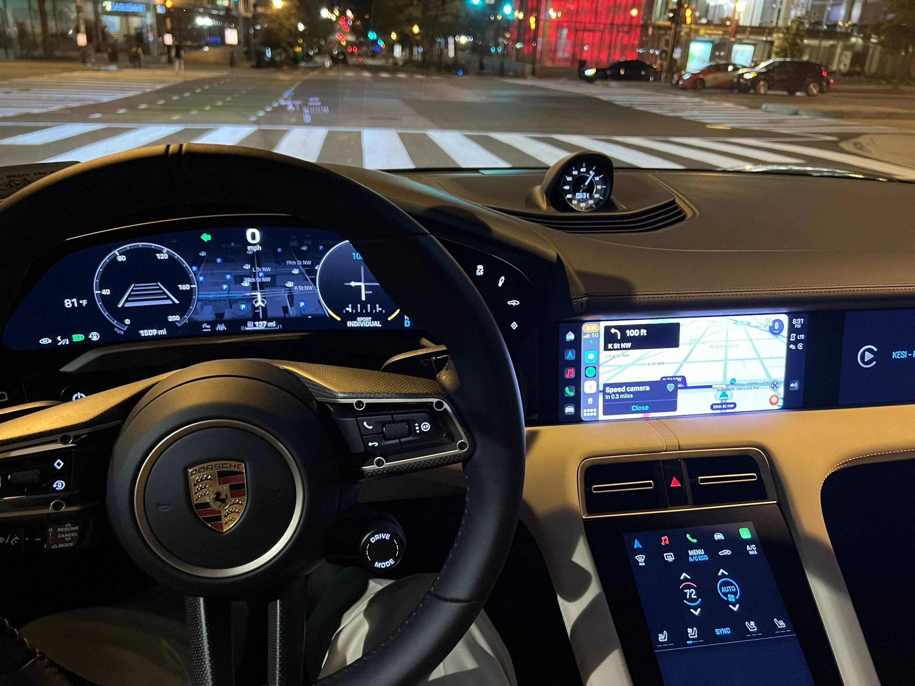 Porsche Taycan Beautiful Inside and Out IMG_5733