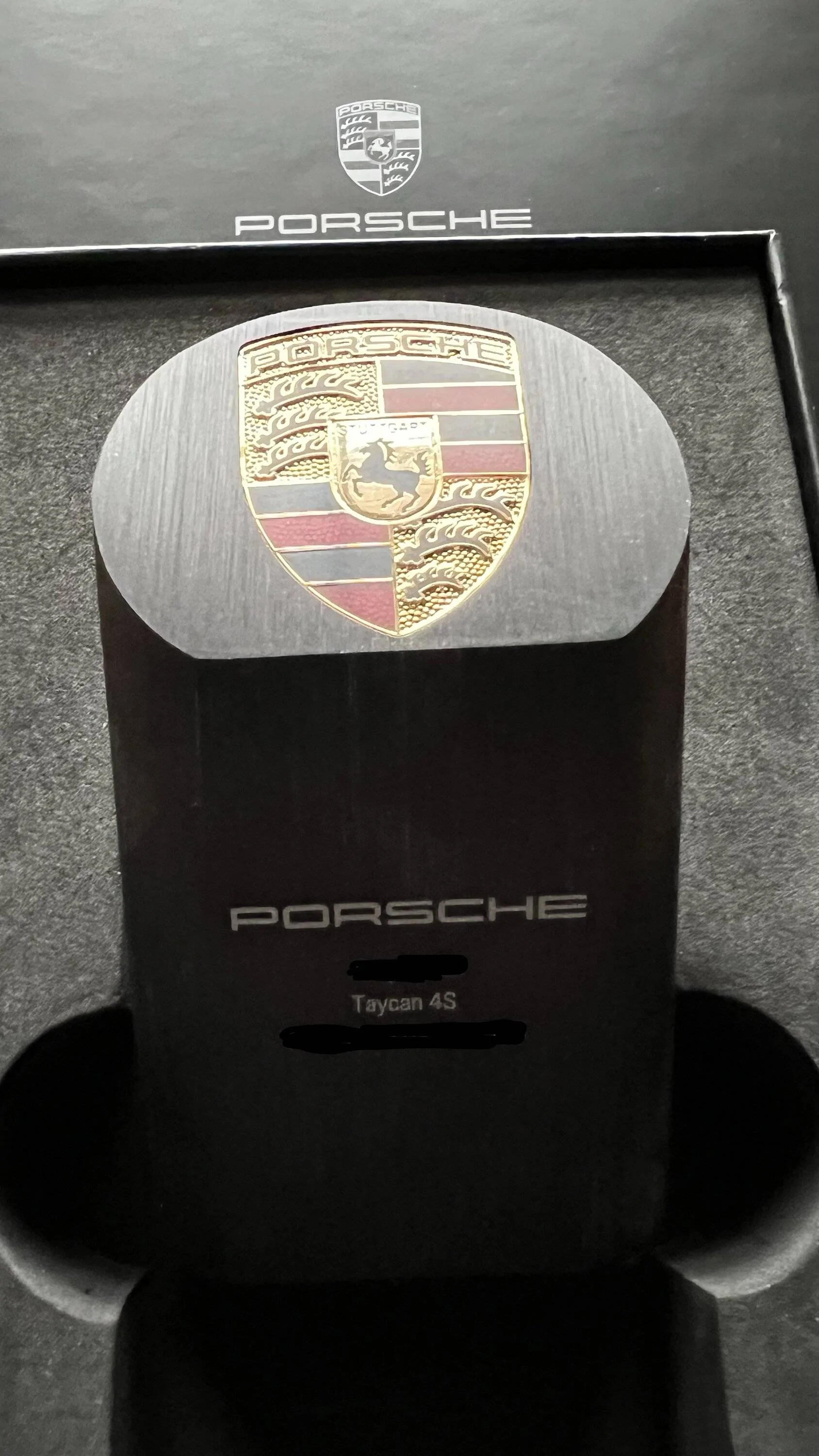 Porsche Taycan Got my pylon today IMG_0756