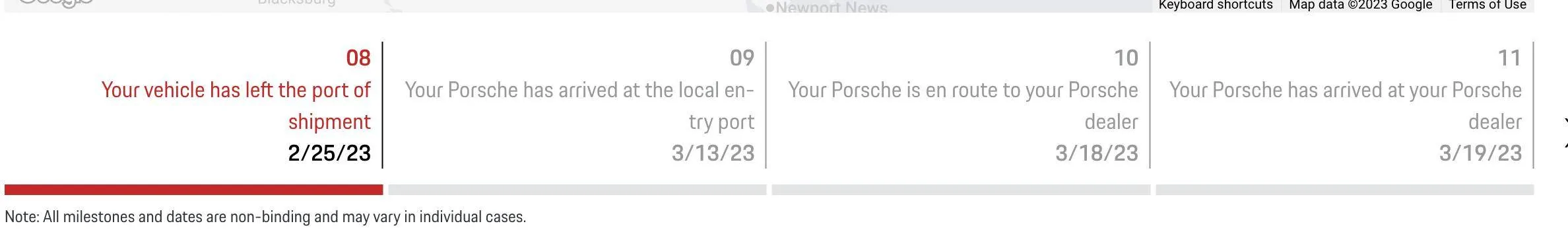 Porsche Taycan Scheduled Deliveries For March 2023 - Post Yours 1679069205655