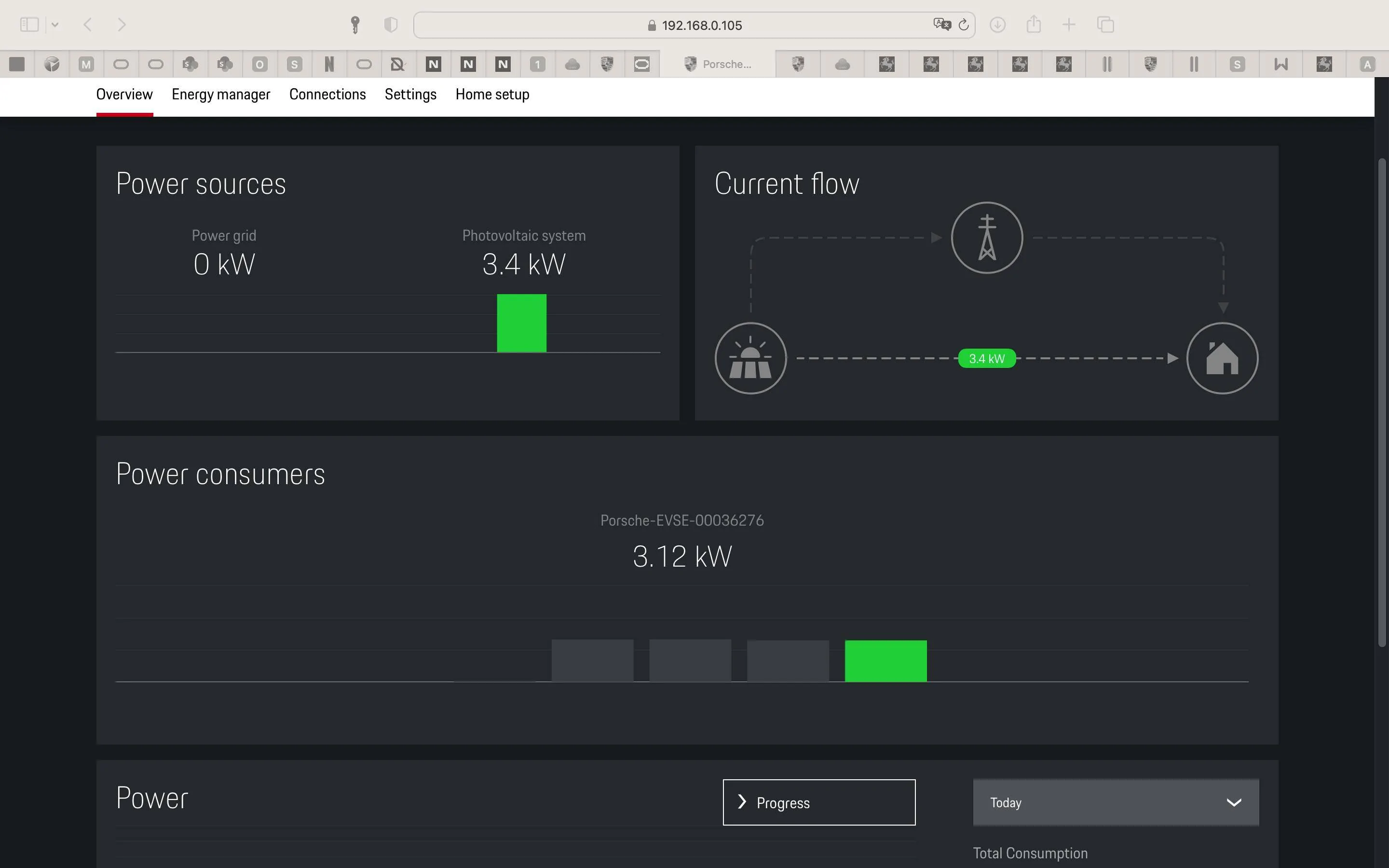 Porsche Taycan Finally figured it out - Home Energy Manager + Mobile Charger Connect + Solar Screenshot 2023-03-20 at 10.29.05 AM