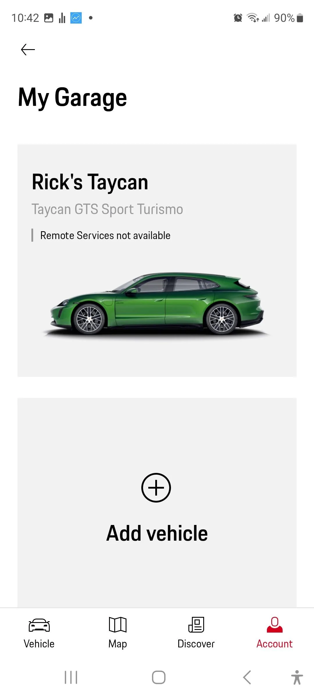 Porsche Taycan Porsche server down? Taycan no longer communicating via app? Screenshot_20230323_104218_My Porsche (1)
