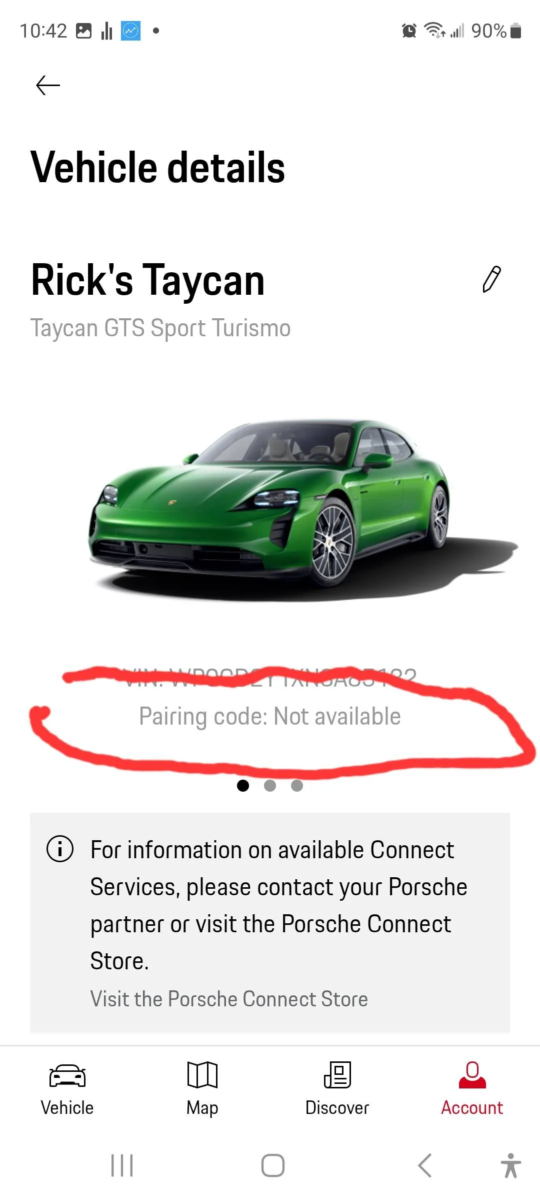 Porsche Taycan Porsche server down? Taycan no longer communicating via app? Screenshot_20230323_104228_My Porsche (1)