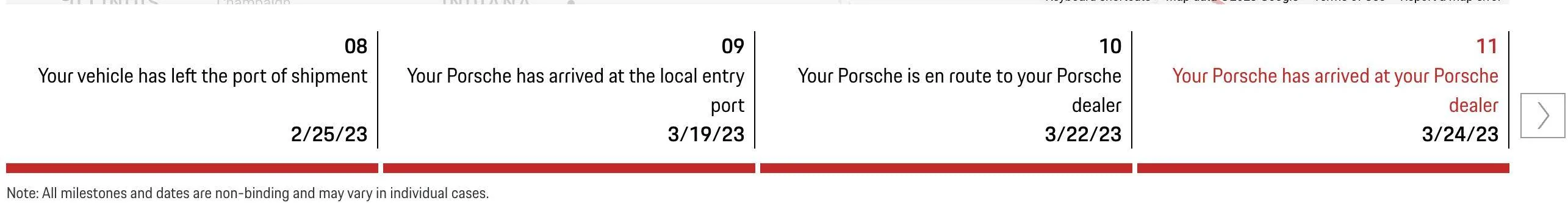 Porsche Taycan All Taycan deliveries being held at port due to needing new heaters 1679853882234