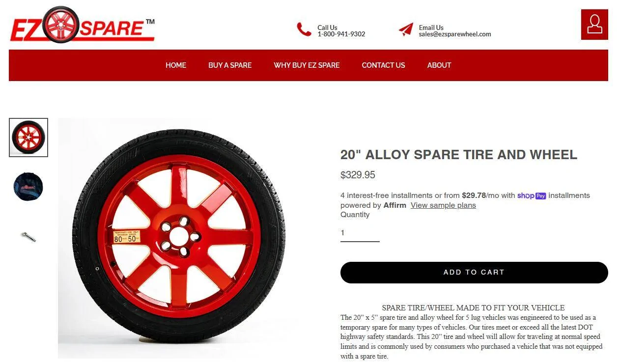 Porsche Taycan Taycan Compact Spare Tire options 1680110621582
