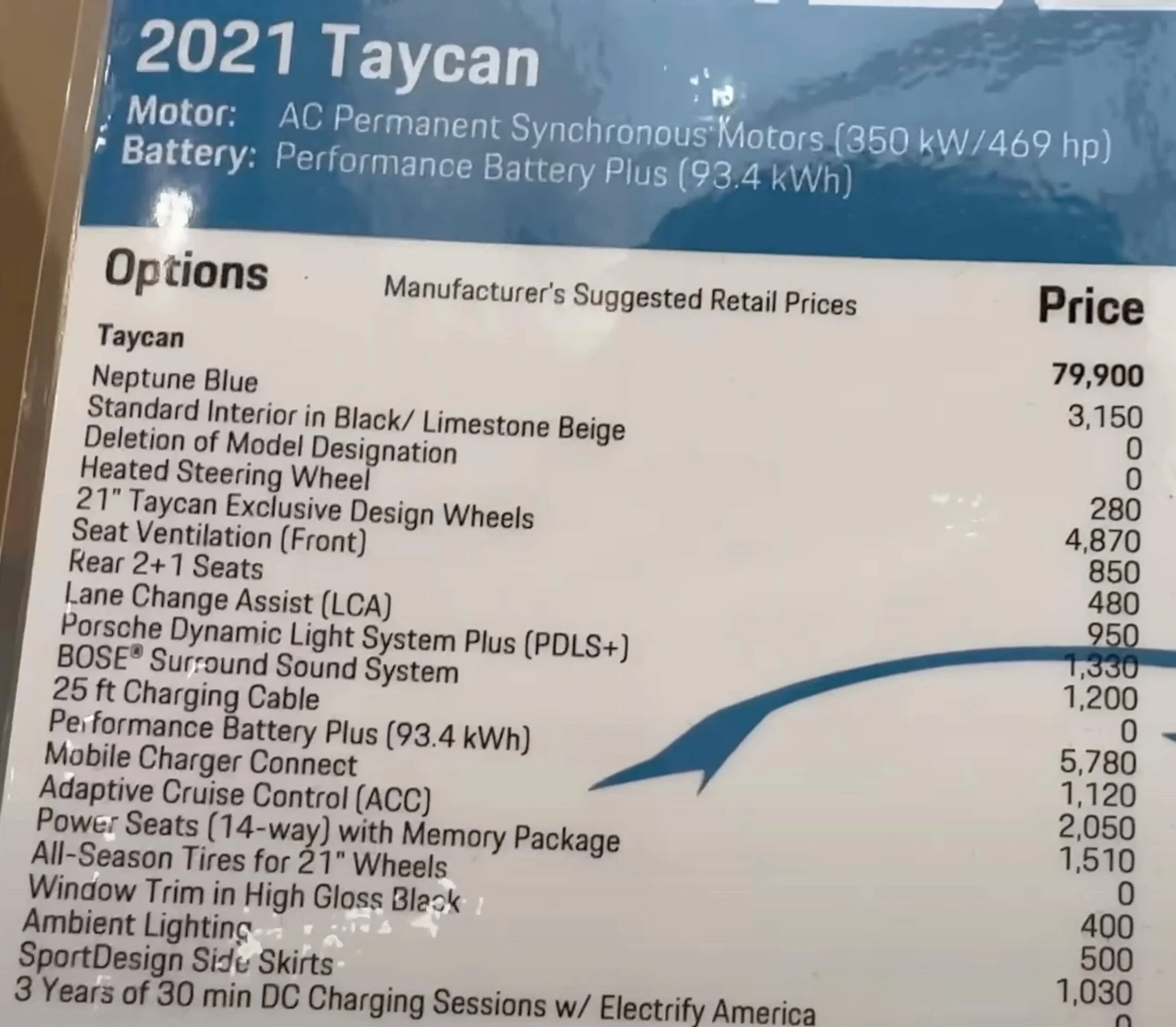 Porsche Taycan Out of Spec Youtuber takes delivery of Taycan: Deciding To Buy A Used Taycan Over A New Model 3 Screenshot 2023-03-30 at 7.18.52 AM