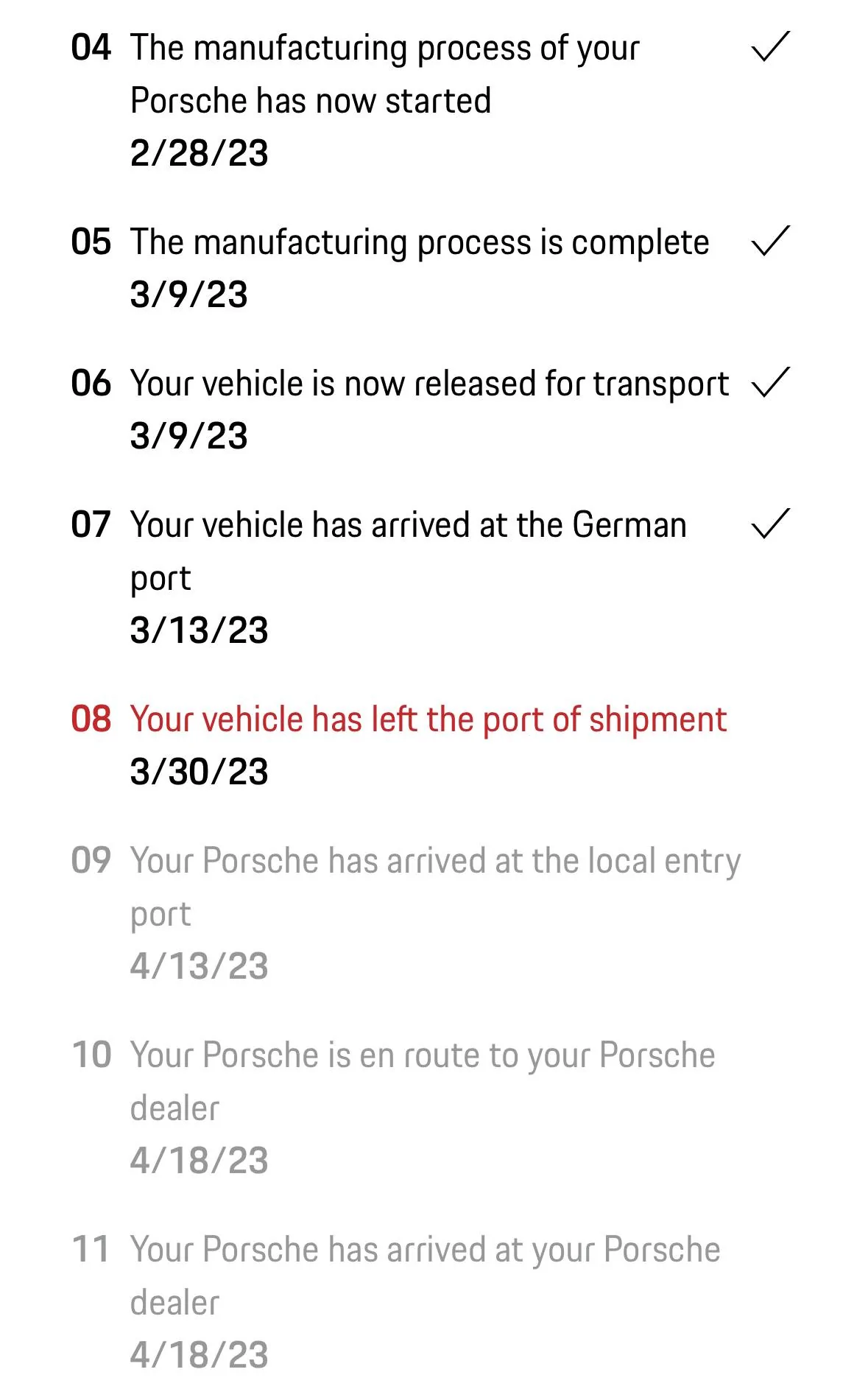 Porsche Taycan April 2023 Deliveries 0C27DE84-D43B-463F-950E-98B03B3B75C5