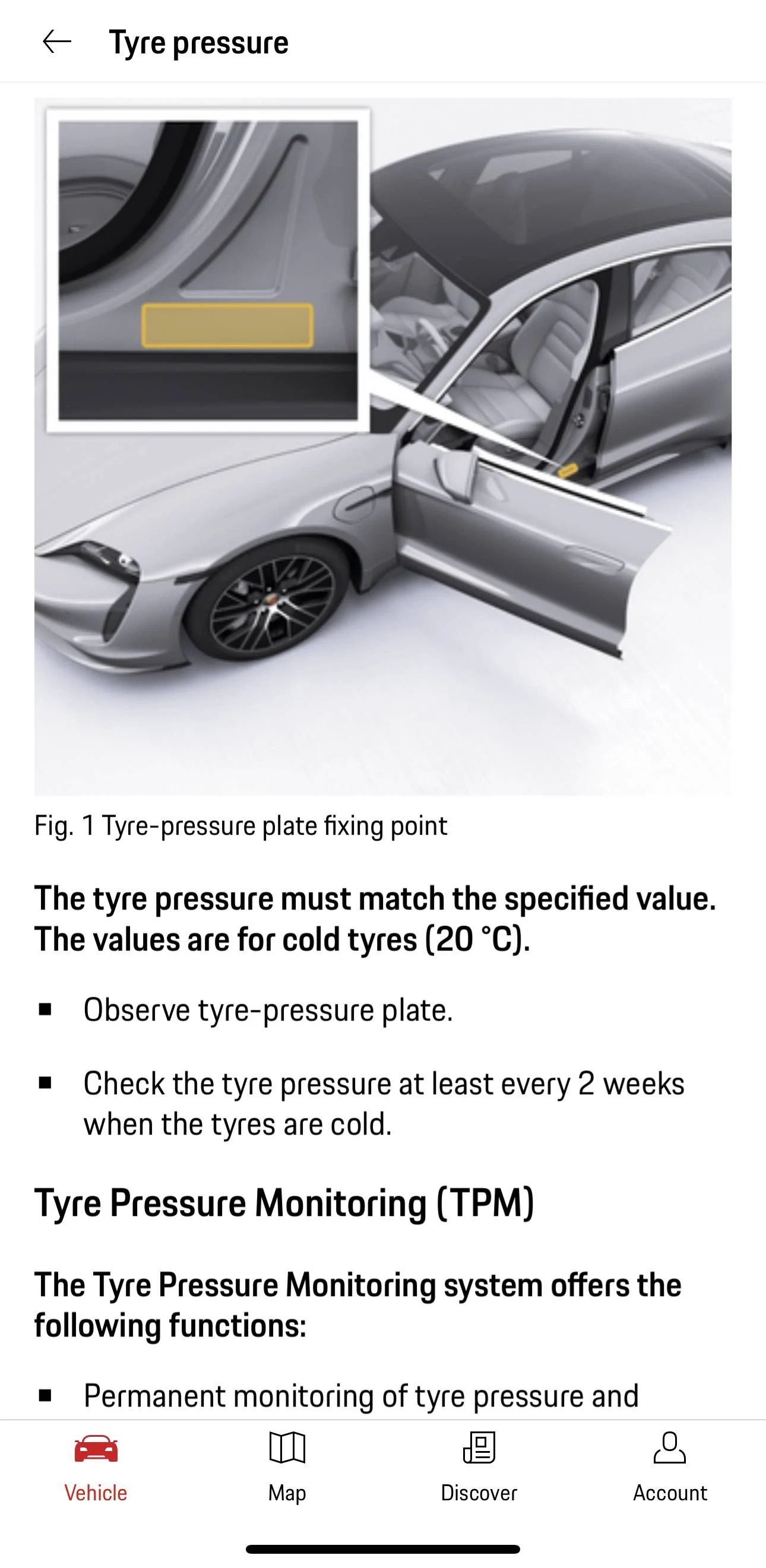 Porsche Taycan Tire pressure question 98D85331-A633-4BC6-A1CD-4E1BB2DA63D6