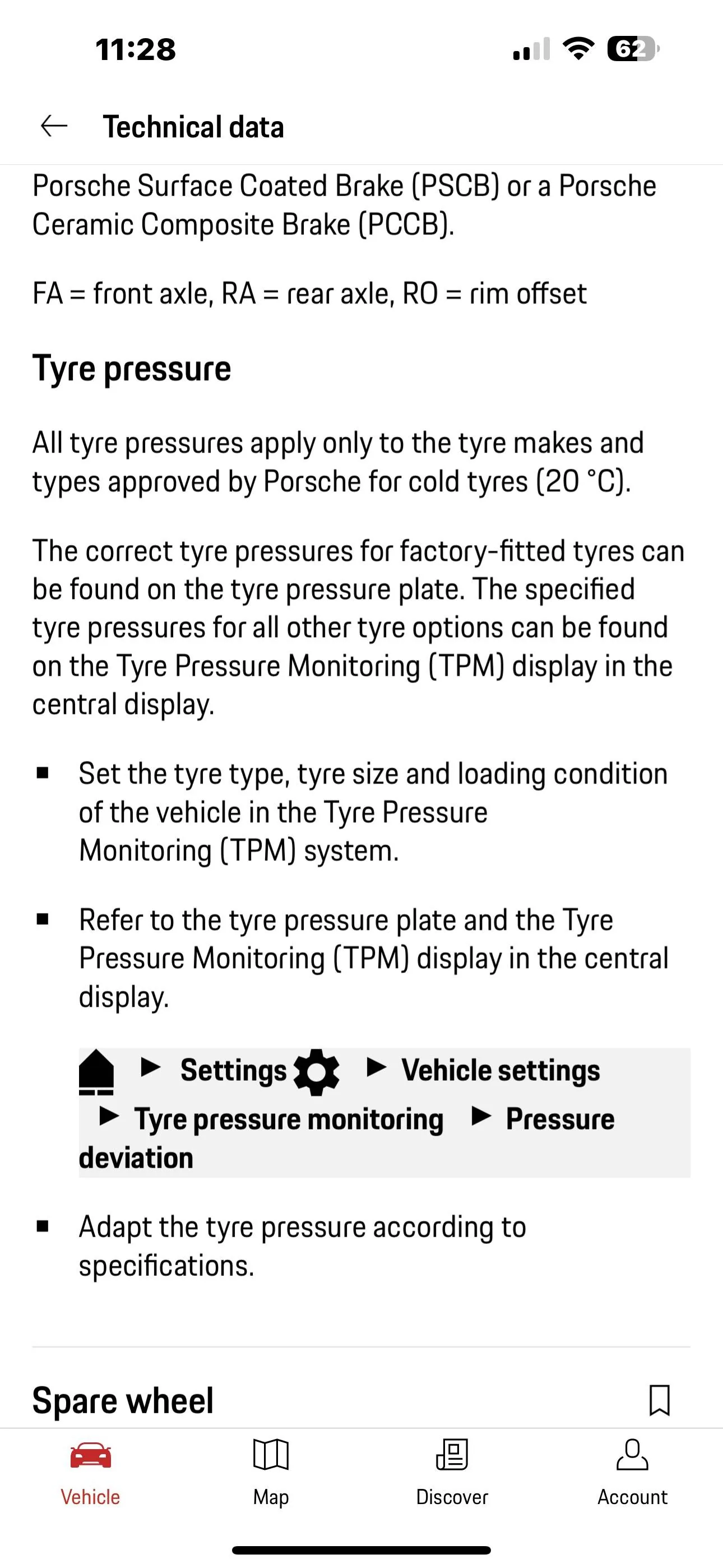 Porsche Taycan Tire pressure question 4B2391FA-A217-4200-A351-F1CA06124CED