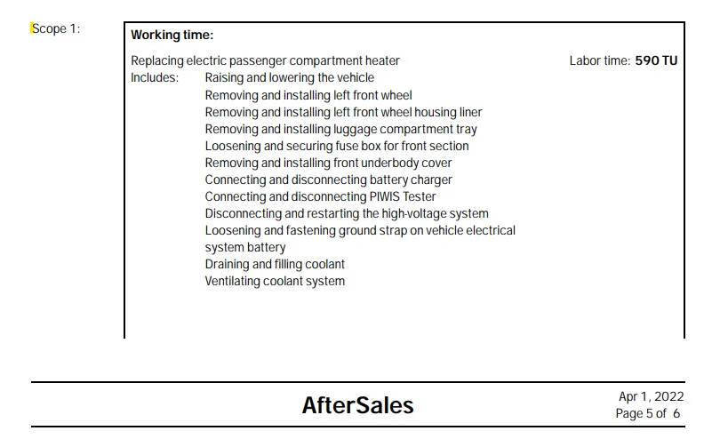 Porsche Taycan Heating Failure 1680443886409
