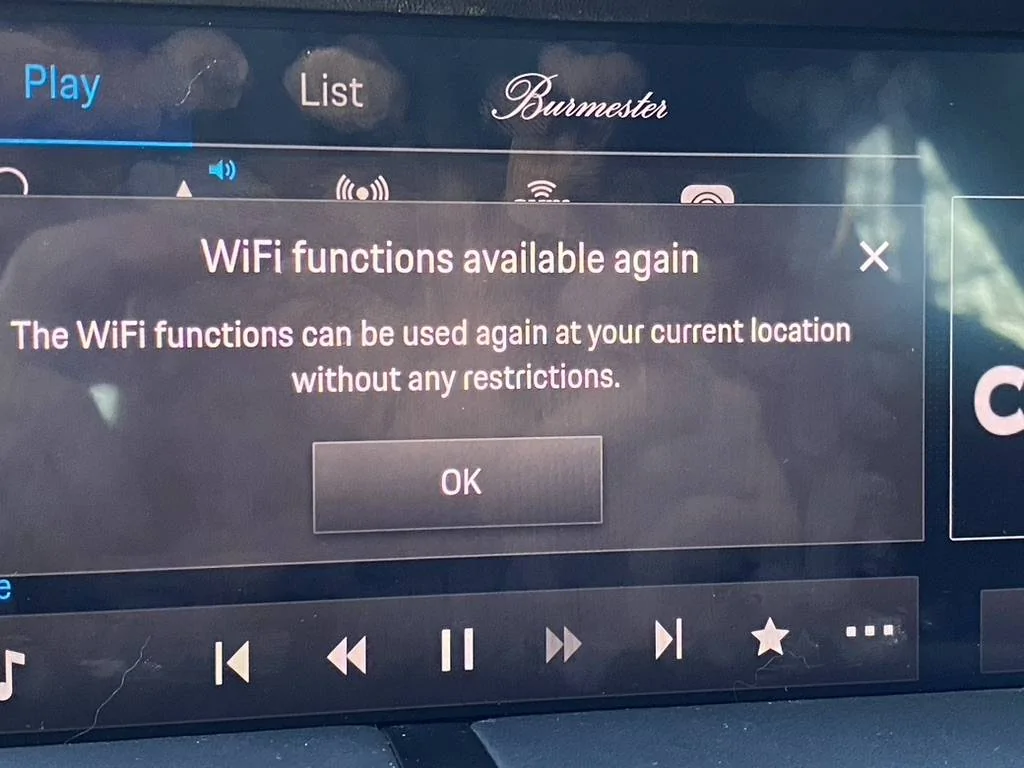 Porsche Taycan What does this WiFi pop-up mean? E67794D2-8772-4683-8EB0-10A71EA4FFD5_1_105_c