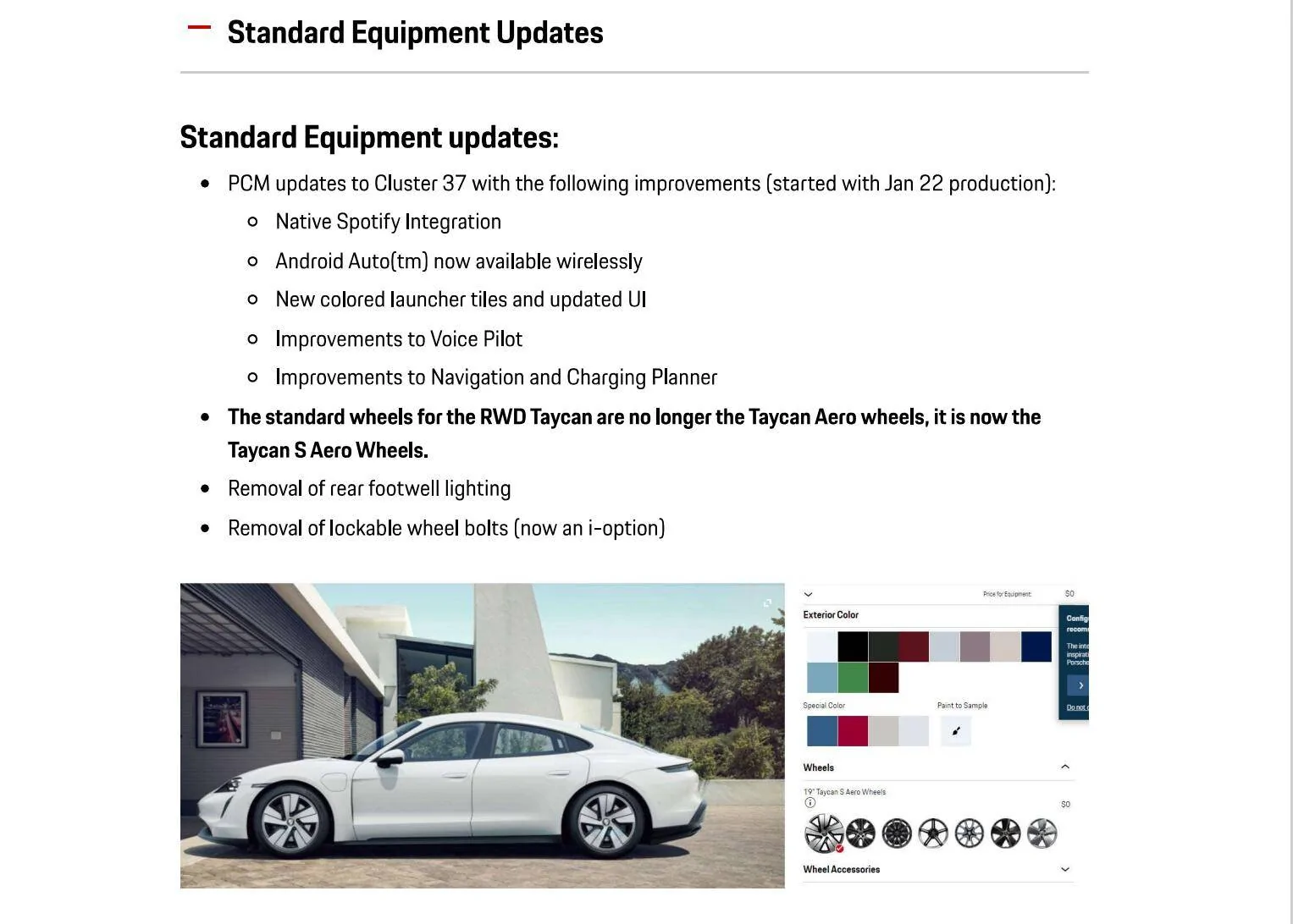 Porsche Taycan So what are the 2024 changes? 1681060395975