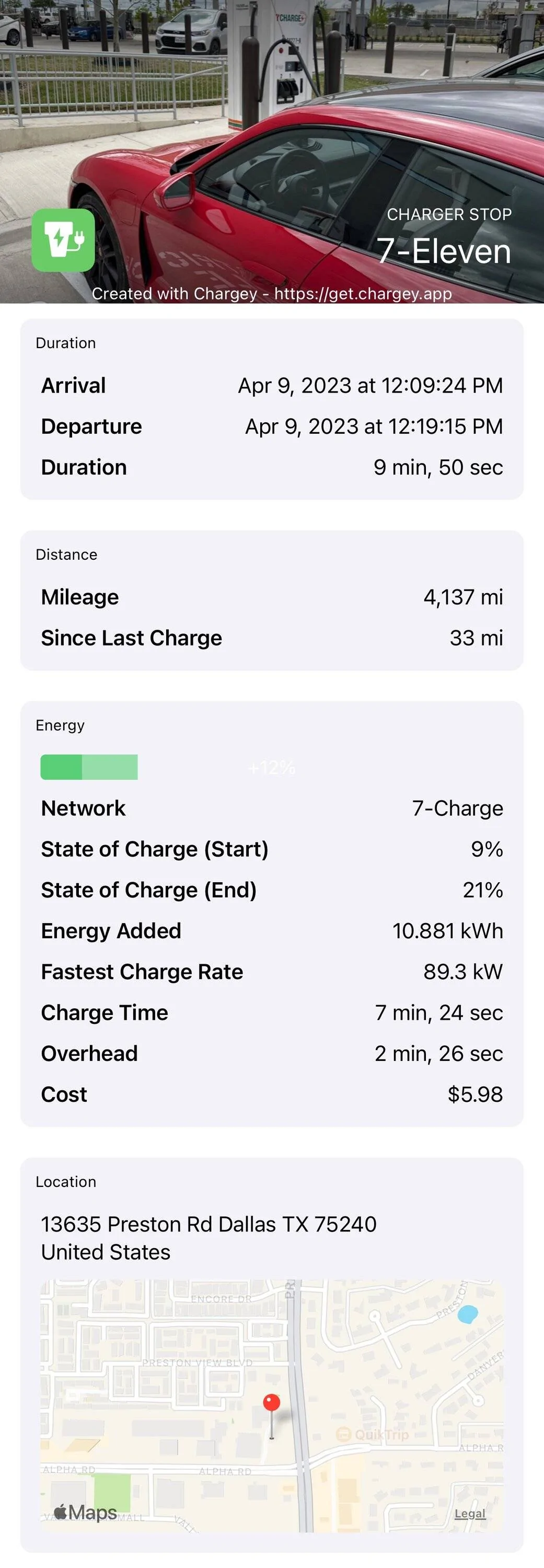 Porsche Taycan 7-Eleven Chargers Online! E12B6F38-8857-490D-800A-D2D14697F88F