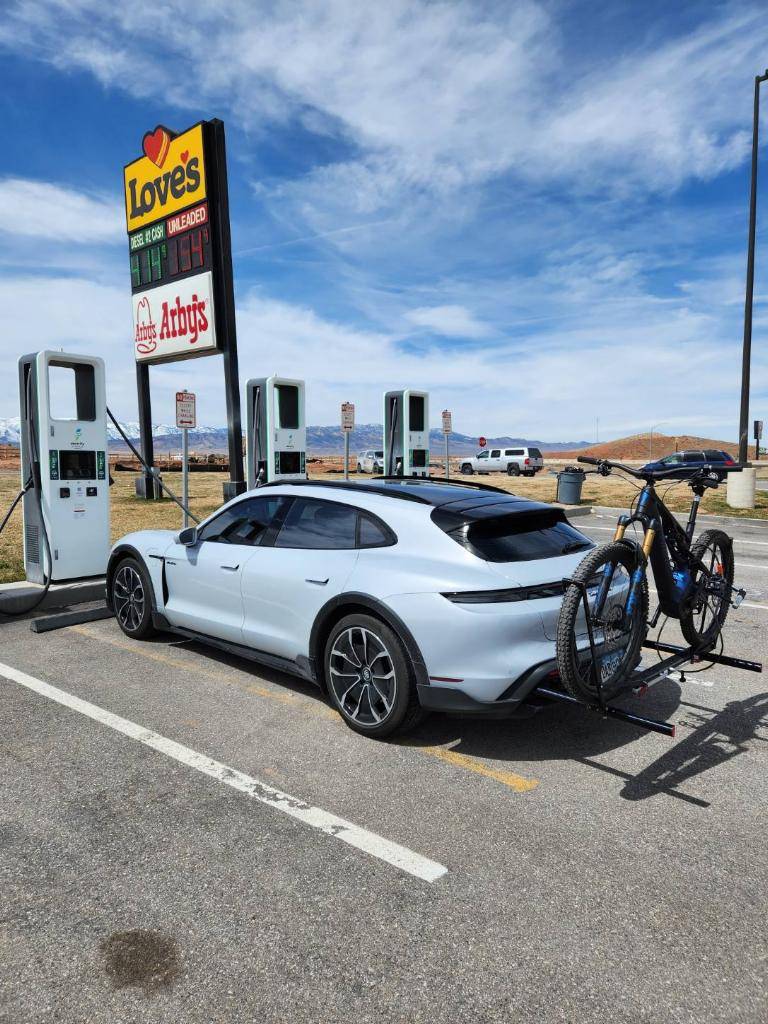 Porsche Taycan Custom Cross Turismo Rear Bike Rack Group Buy image000002