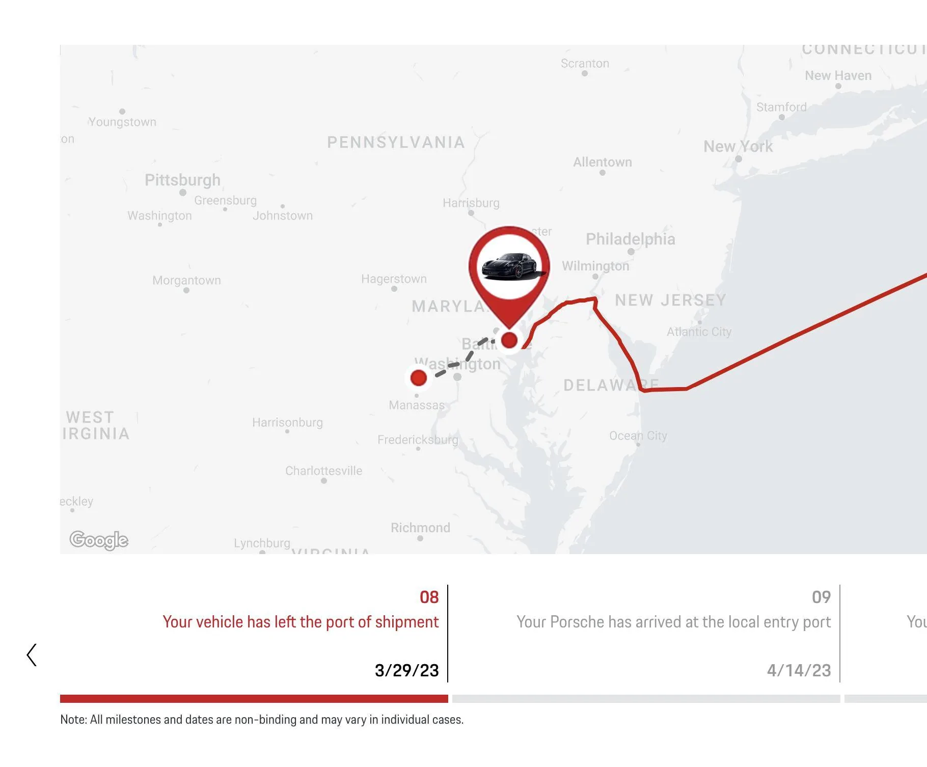 Porsche Taycan April 2023 Deliveries Screenshot 2023-04-16 at 12.47.53 PM