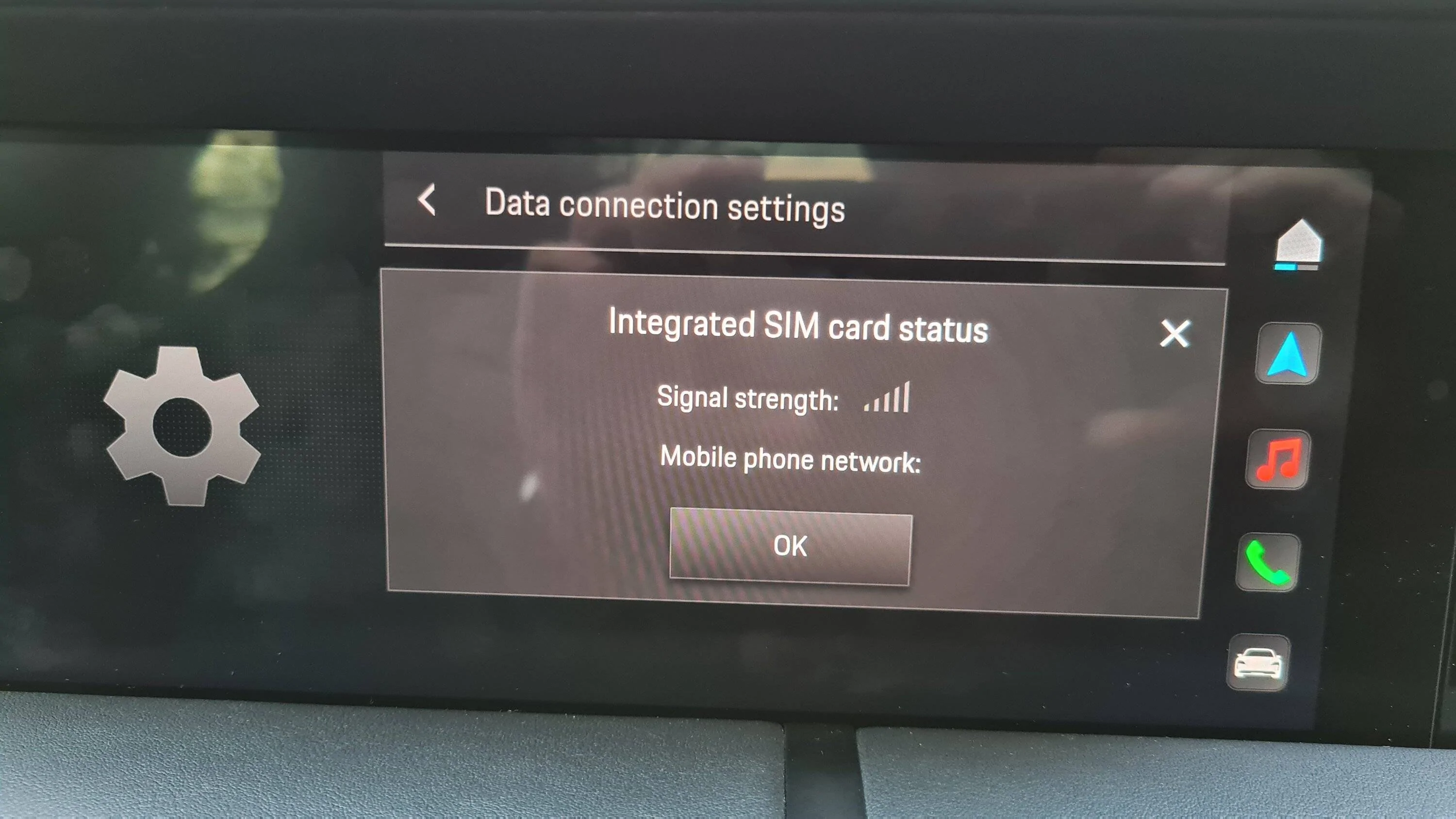 Porsche Taycan No LTE (or any data related services) 20230416_190314