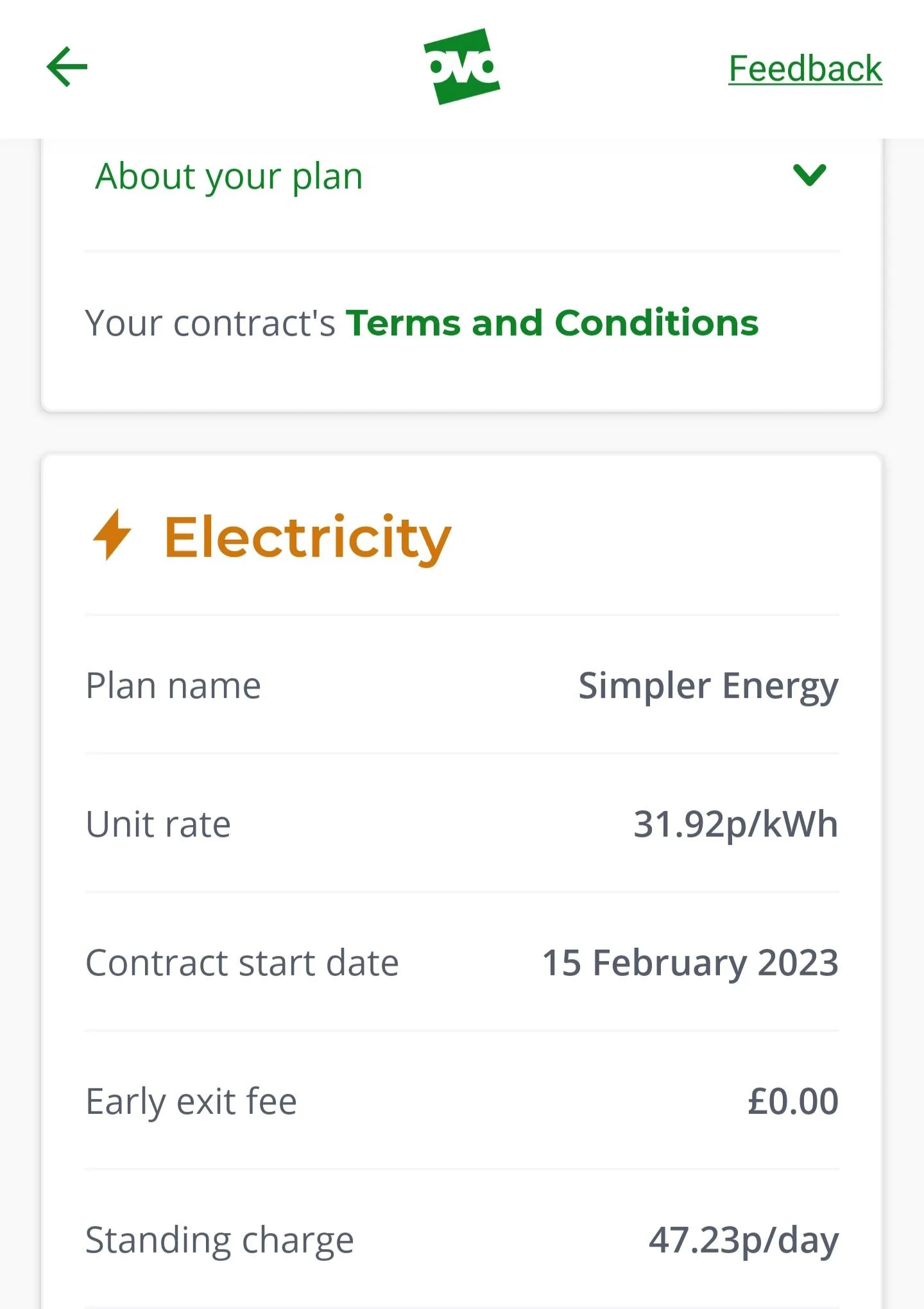 Porsche Taycan Best electricity tariff for EV switching today Screenshot_20230419_203419_OVO Energy