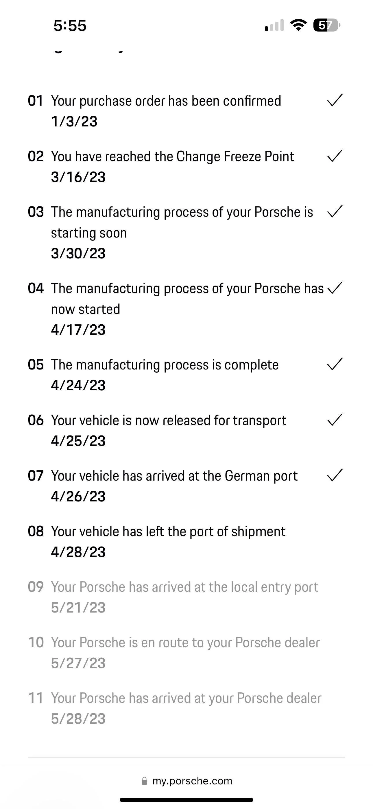 Porsche Taycan May 2023 Deliveries 73200266-50CD-484D-B66B-57217538B35E