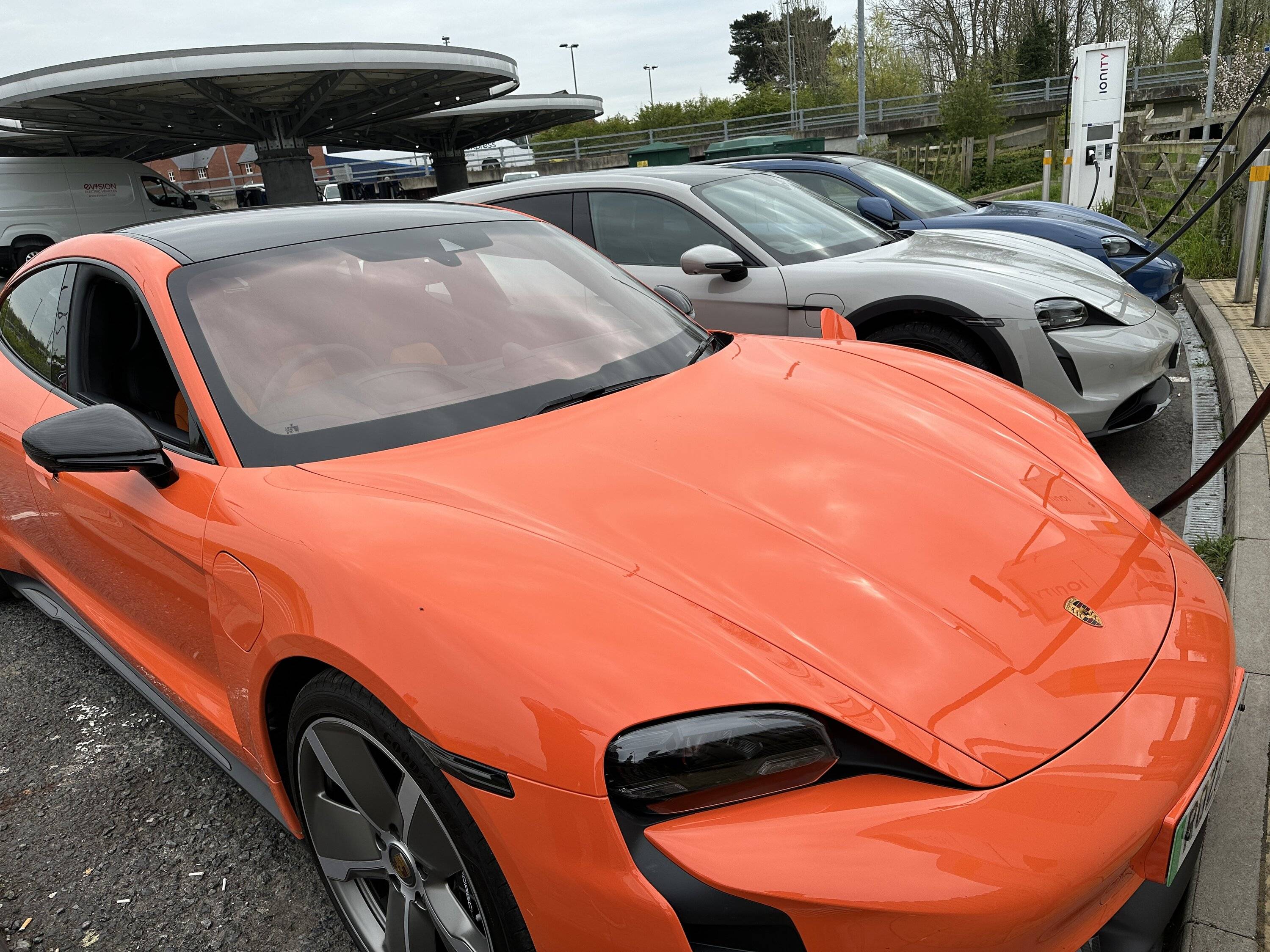 Porsche Taycan PTS Gulf Orange Taycan IMG_6788