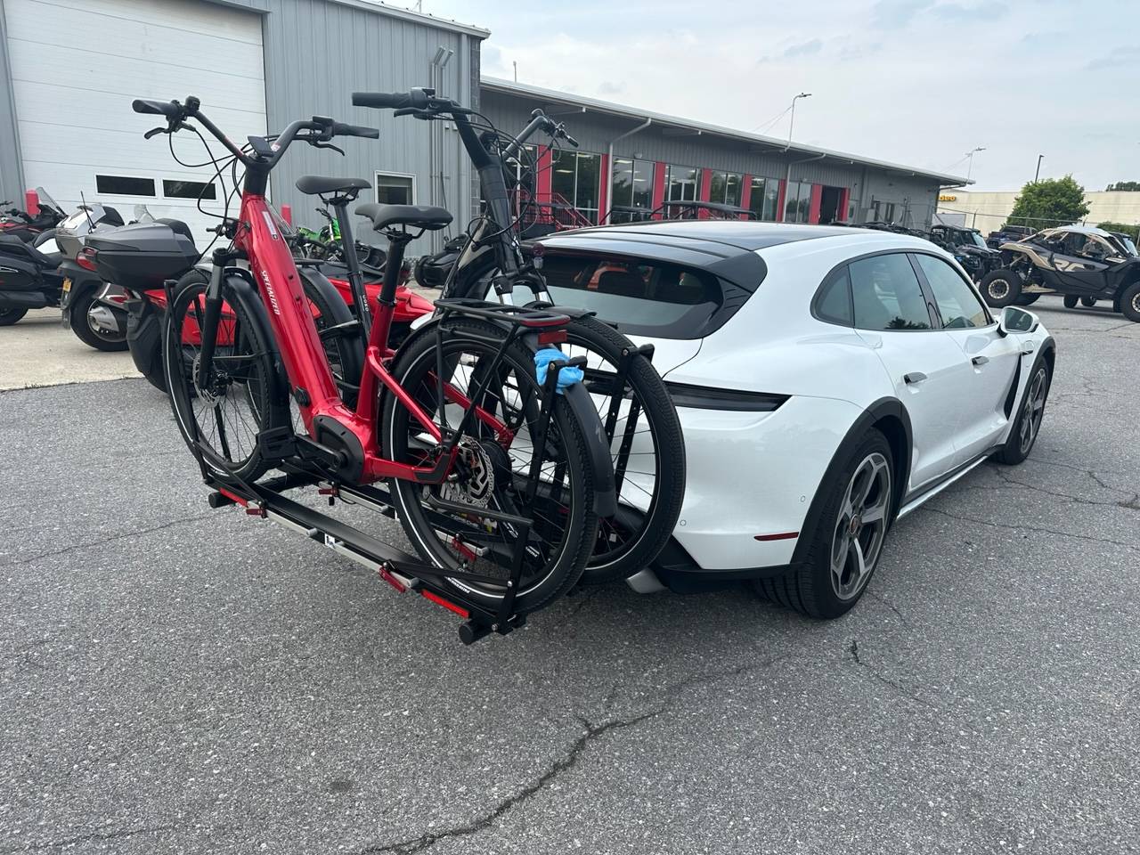 Porsche Taycan Custom Cross Turismo Rear Bike Rack Group Buy IMG_3248