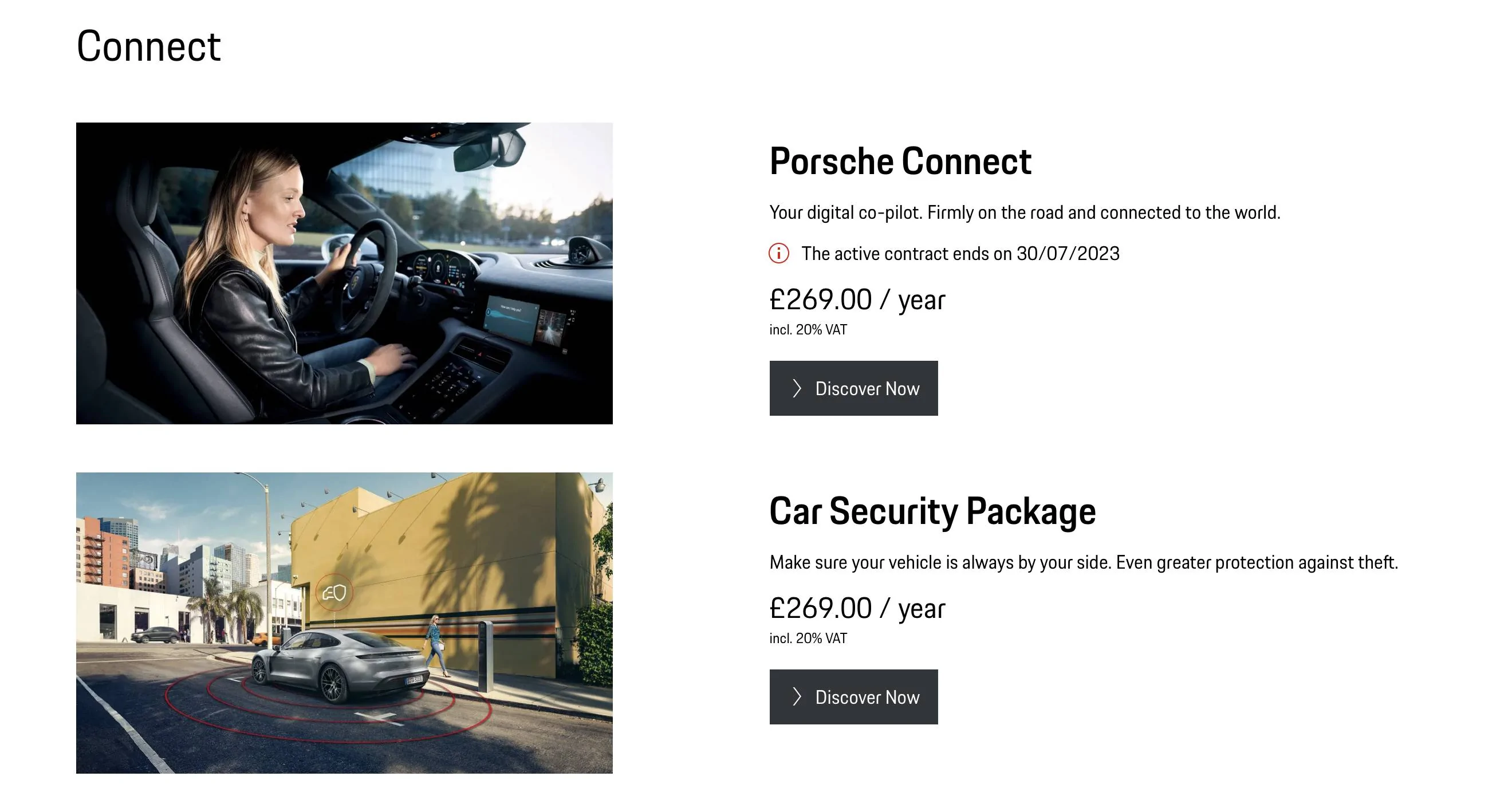 Porsche Taycan Porsche Connect Services after 3 years IMG_7405