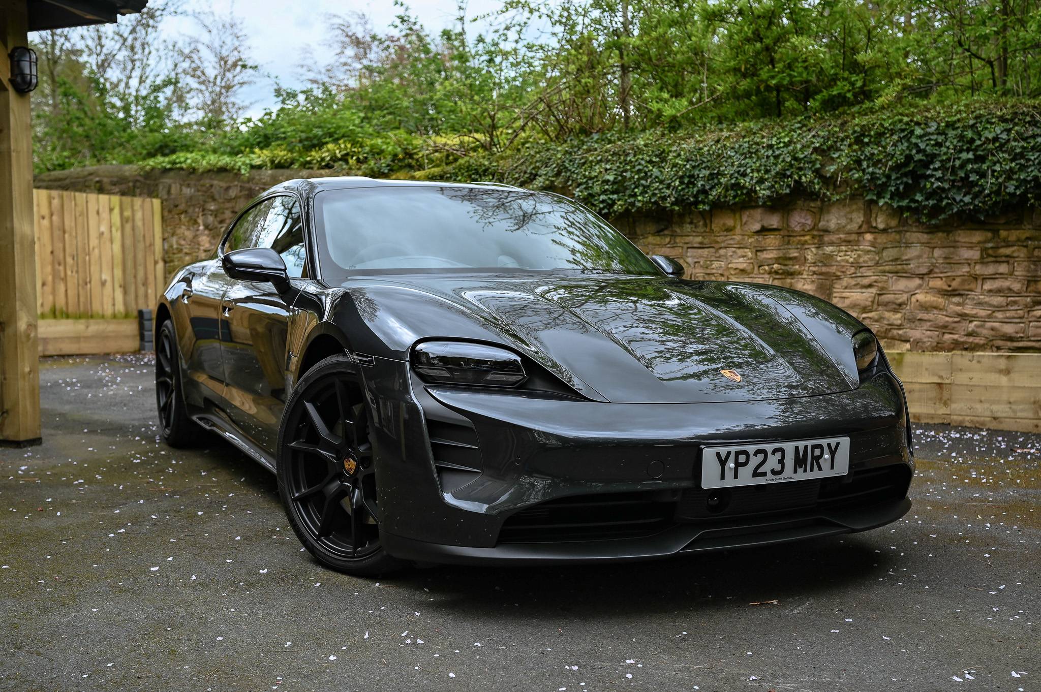 Porsche Taycan 16 months, 5 days later... Taycan GTS ST. Volcano Grey delivered DSC_8507