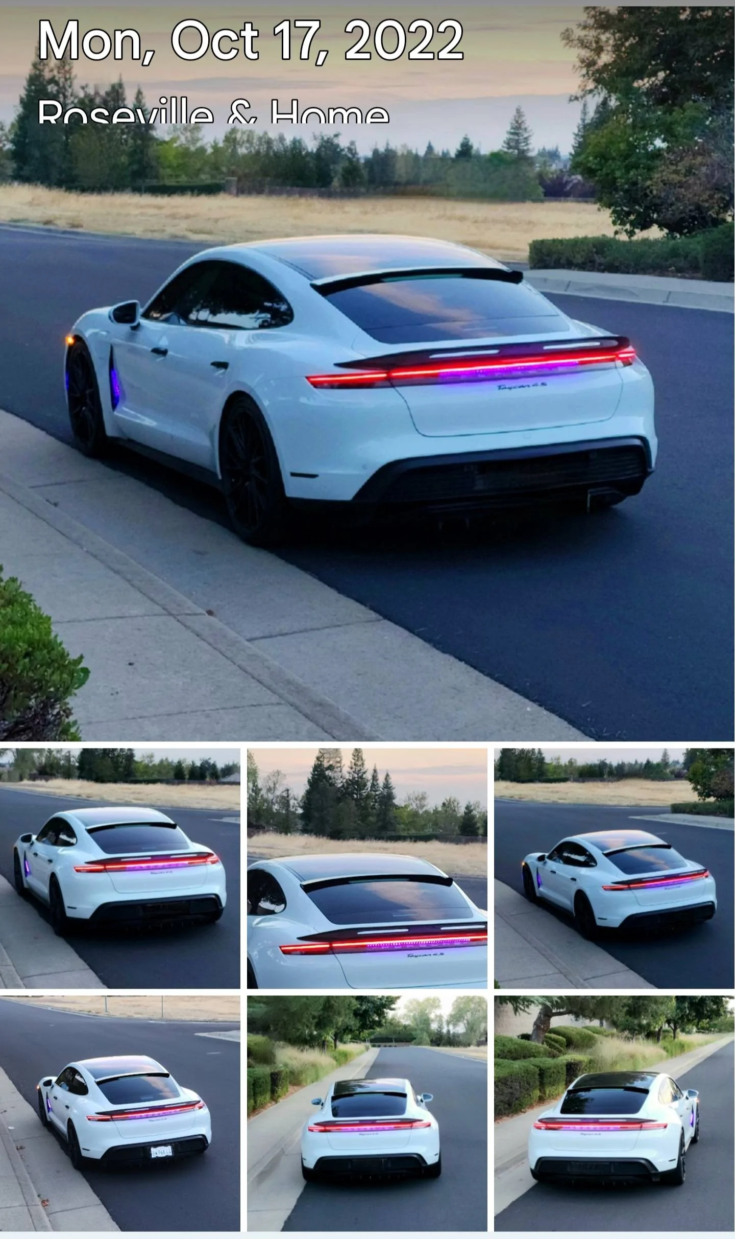 Porsche Taycan Carbon fiber Lip Spoiler Screenshot_20230305_013328_Photos