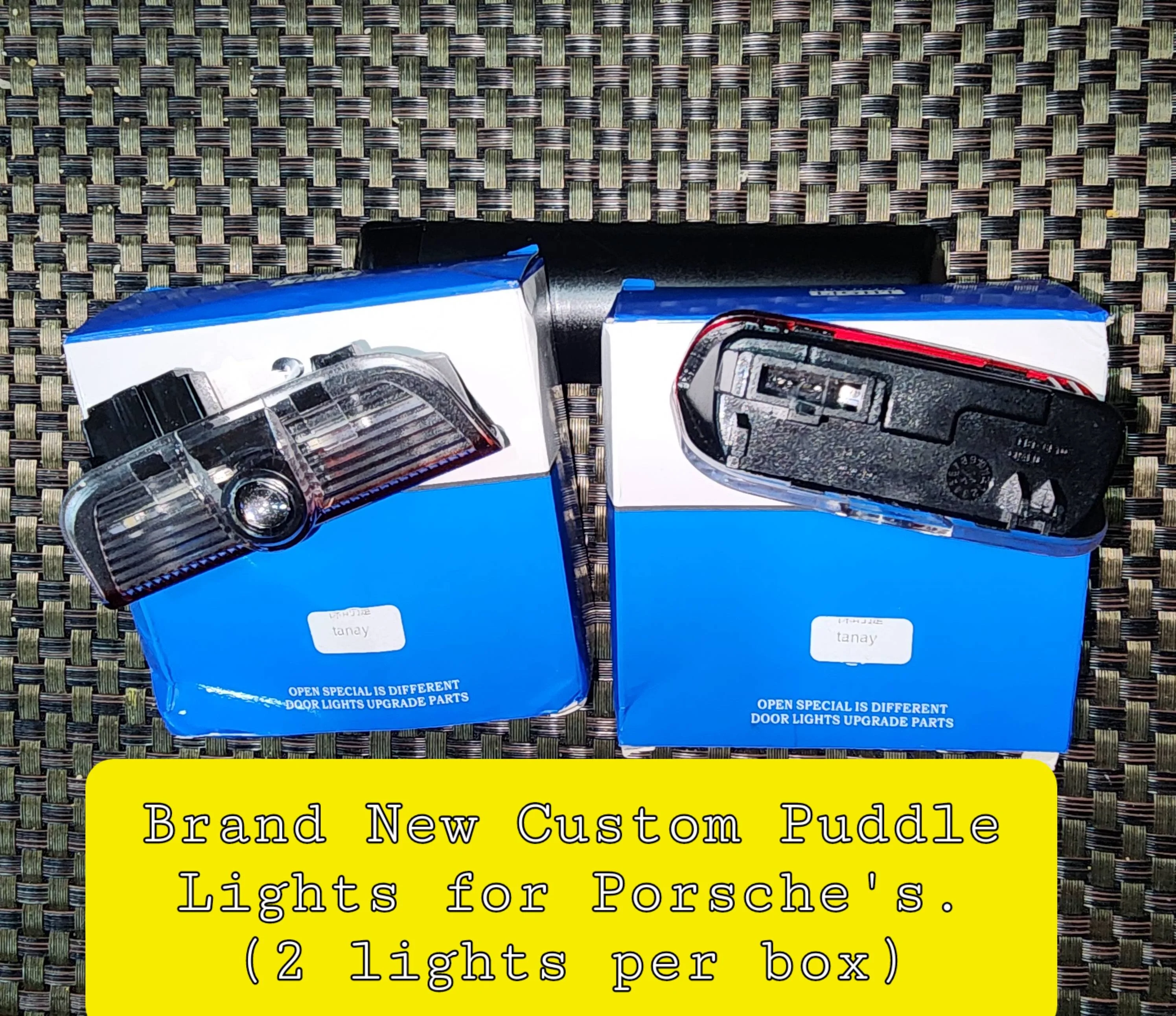 Porsche Taycan Installed puddle lights “Taycan” 20230430_045023