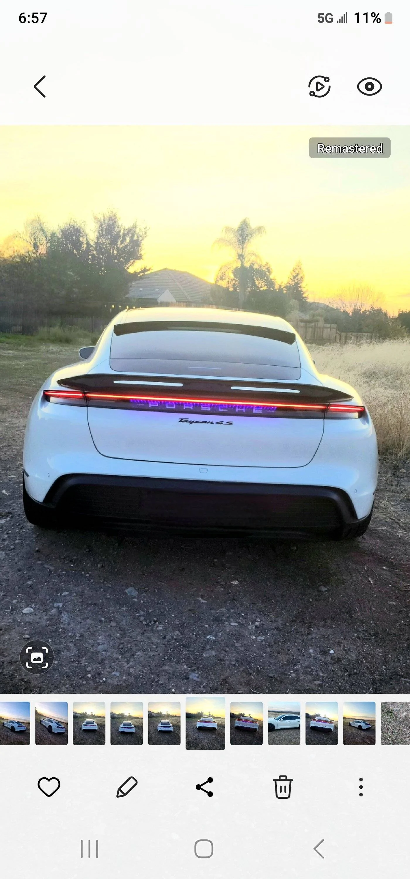 Porsche Taycan tinting red reflectors on rear bumper? Screenshot_20230406_185745_Gallery