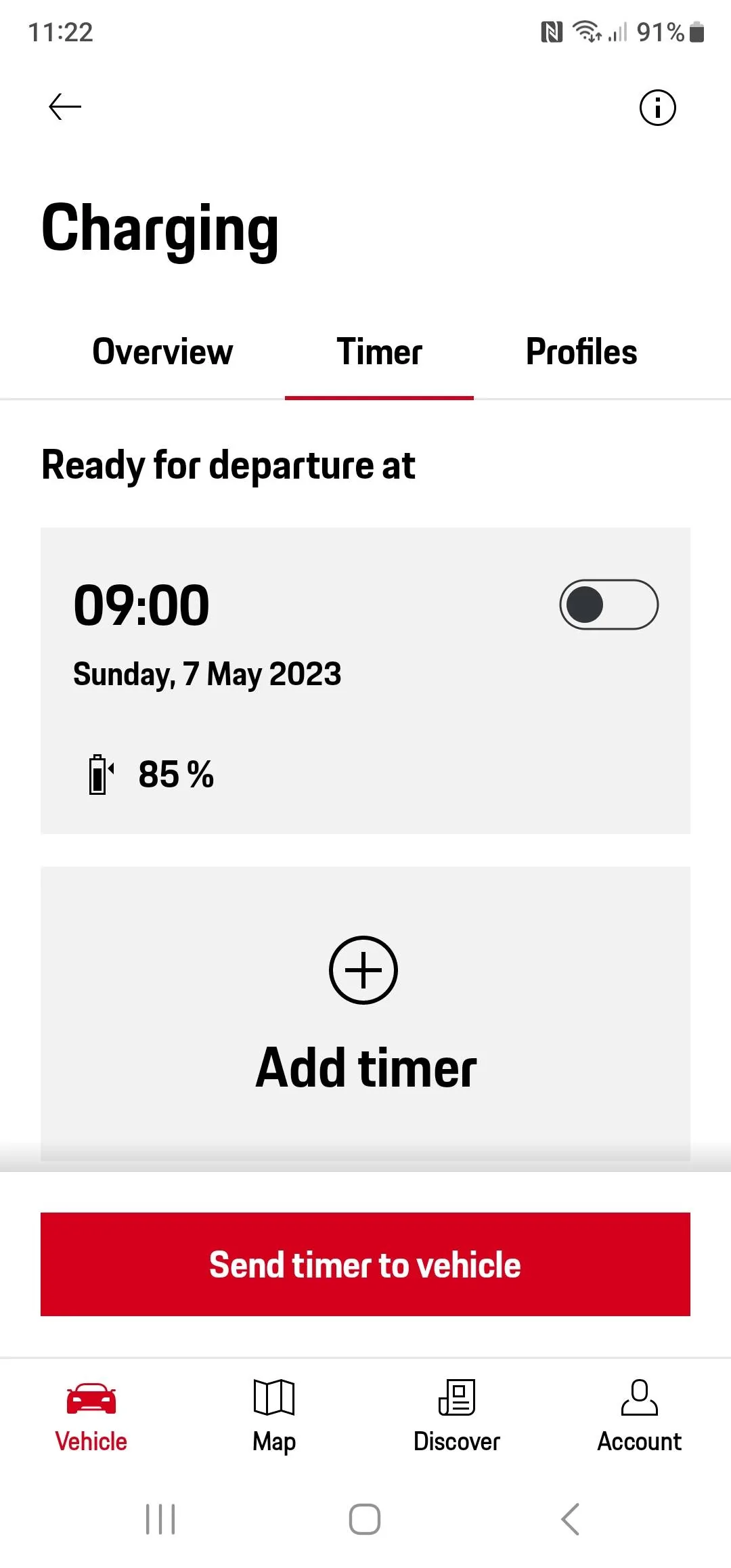 Porsche Taycan Charging error with timer Screenshot_20230506_112227_My Porsch