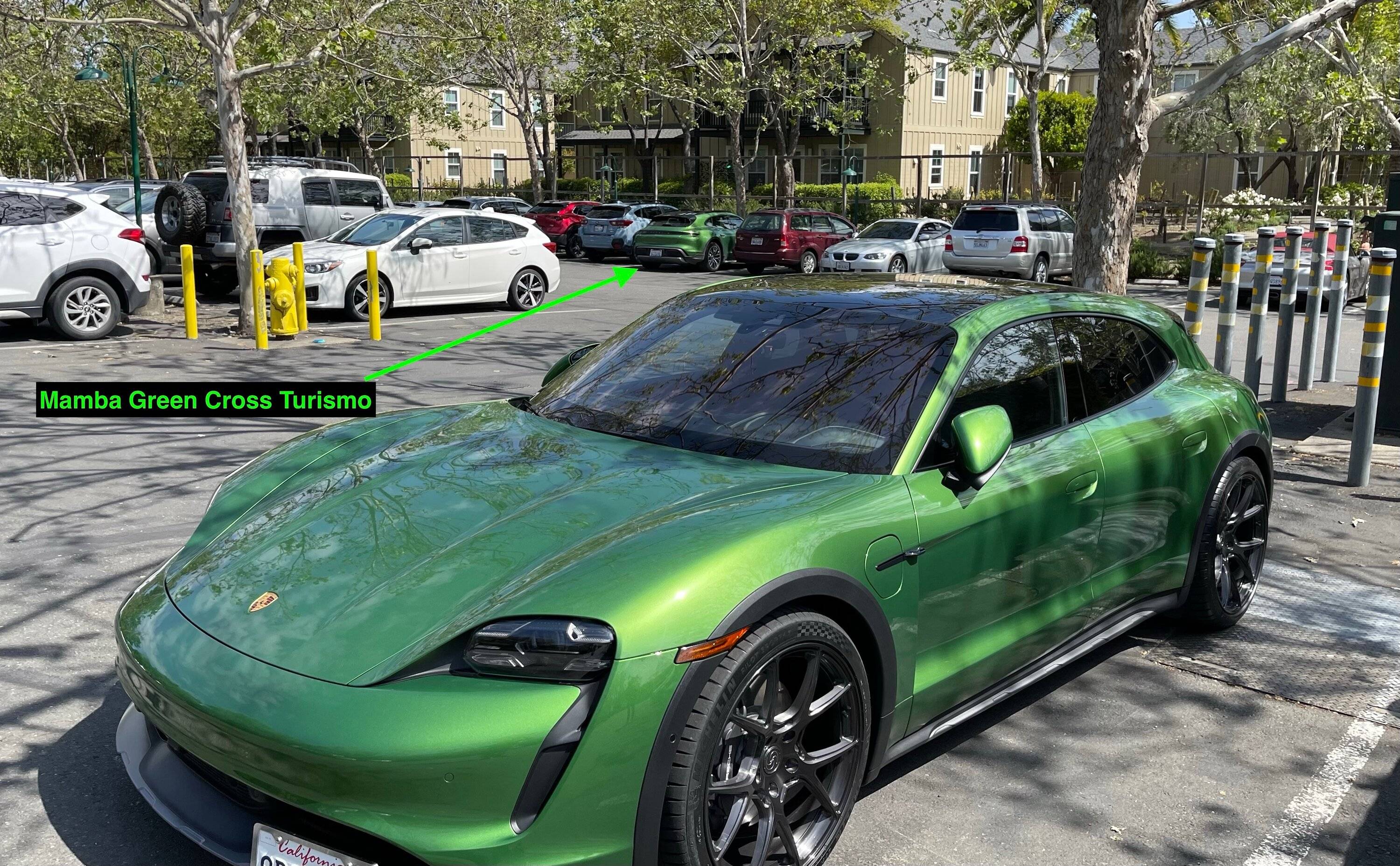 Porsche Taycan MAMBA GREEN Taycan Club MG
