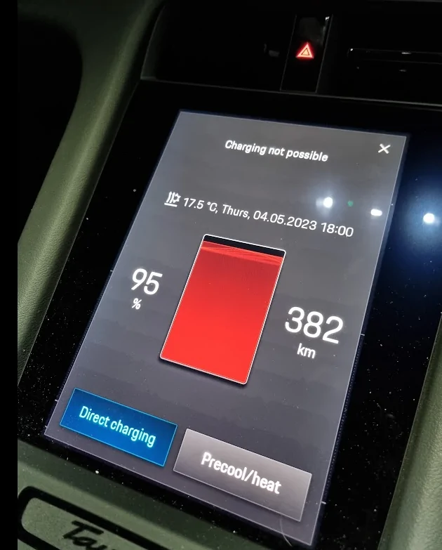 Porsche Taycan FIXED - Charge port reported open when closed 1684262538582