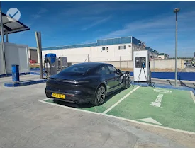 Porsche Taycan Long distance driving with AC charging only 1684263454547