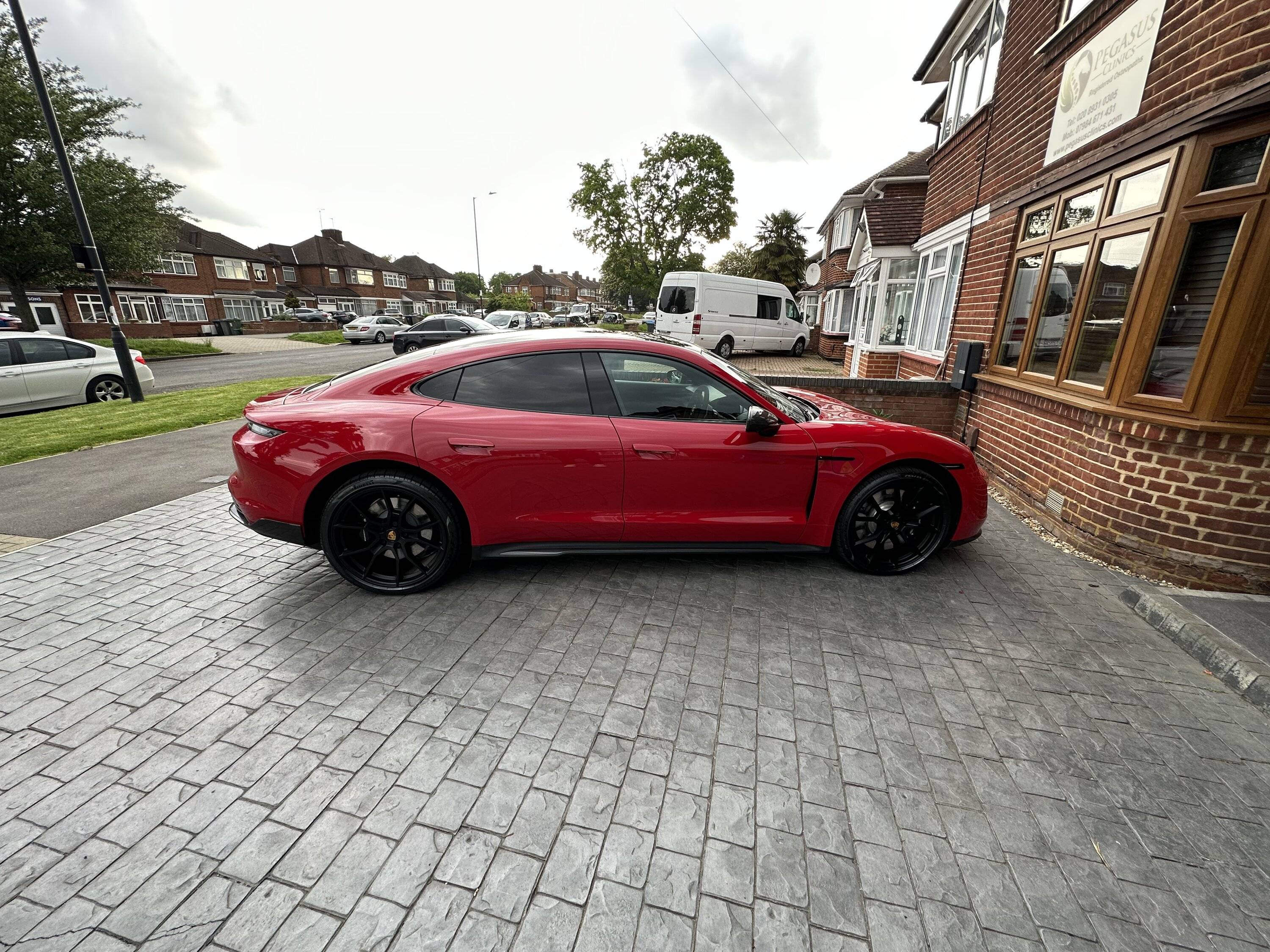 Porsche Taycan Damaged rear door IMG_0665