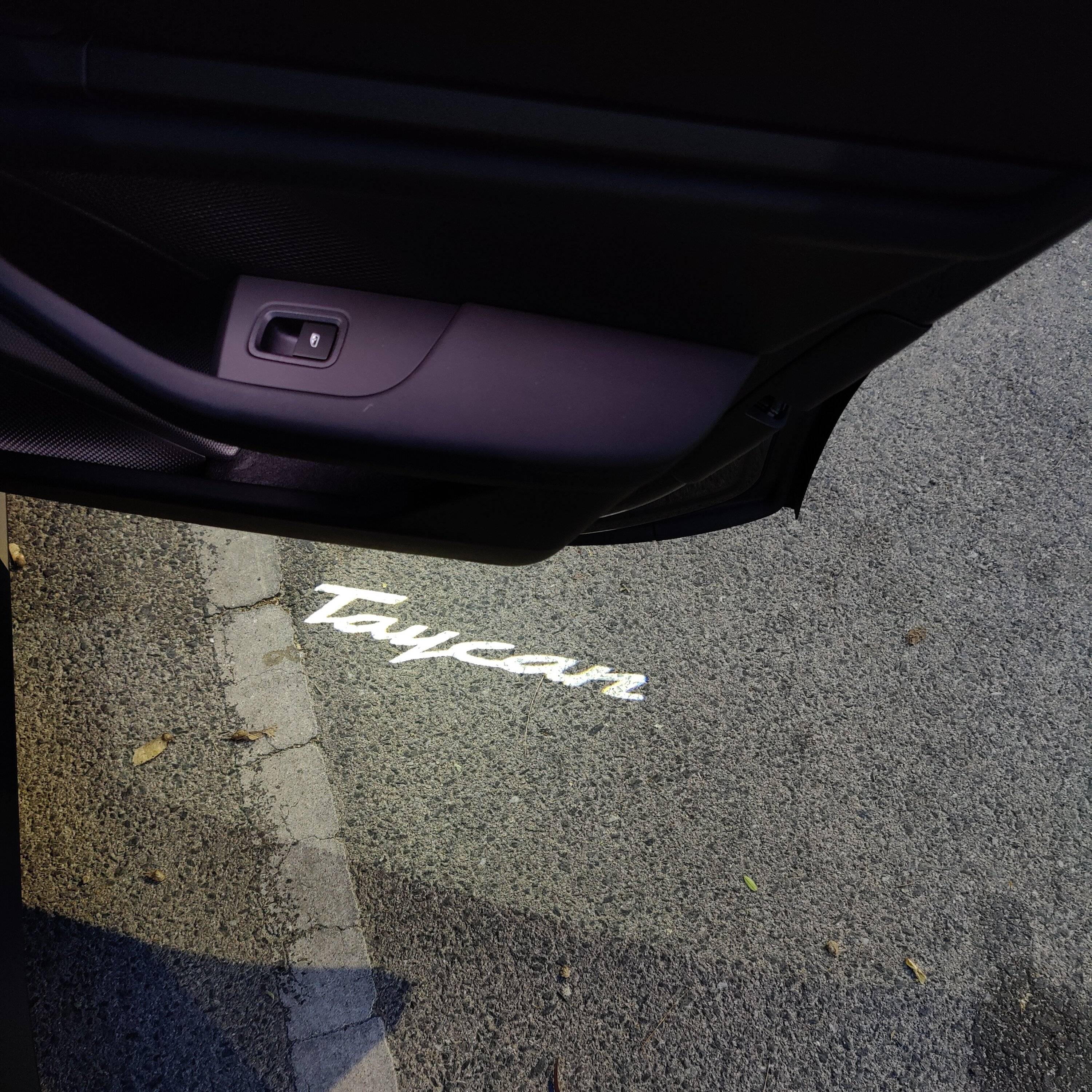 Porsche Taycan Installed puddle lights “Taycan” IMG_20230520_205839