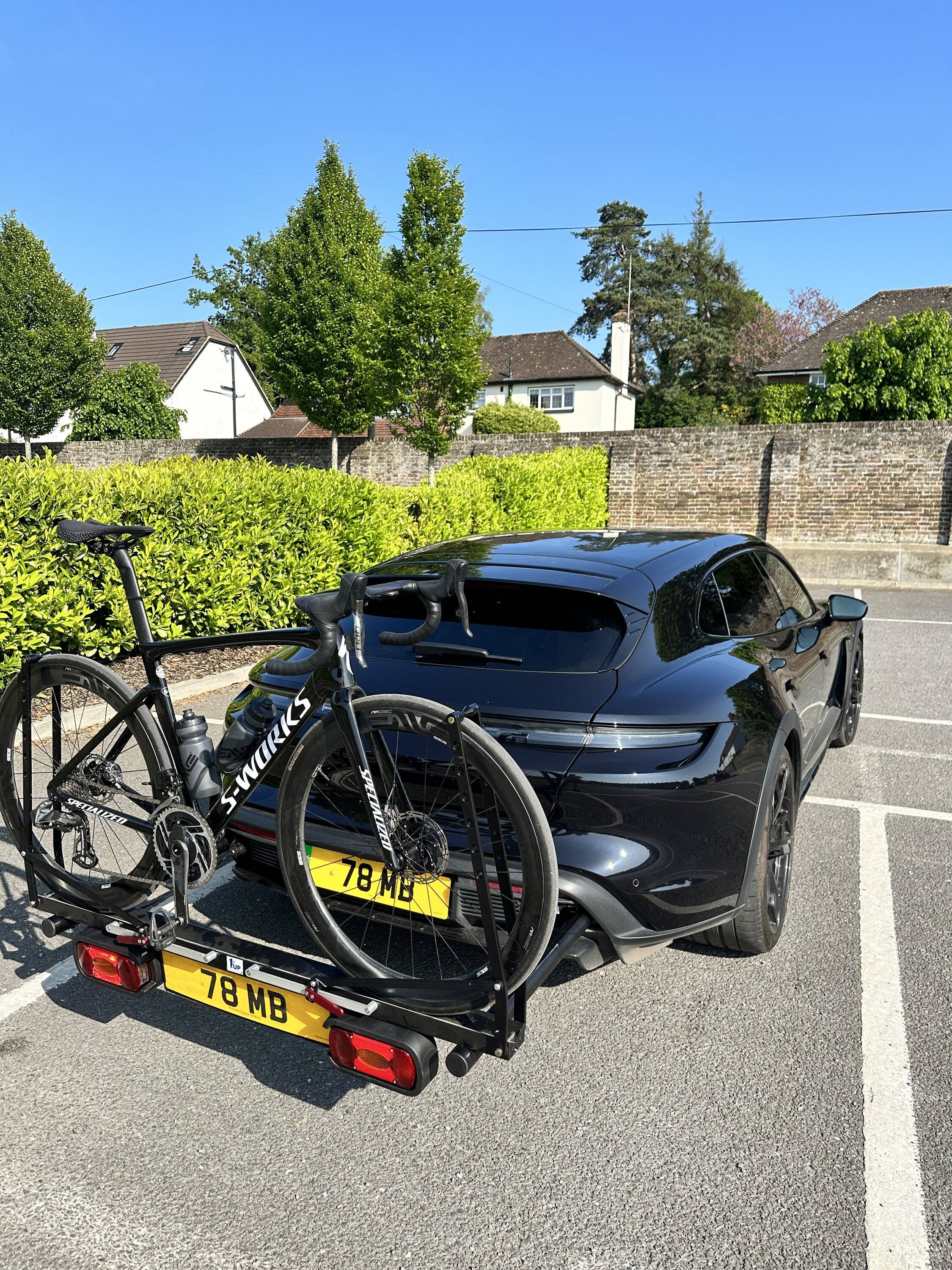 Porsche Taycan Bike rack alternative to OEM IMG_0366